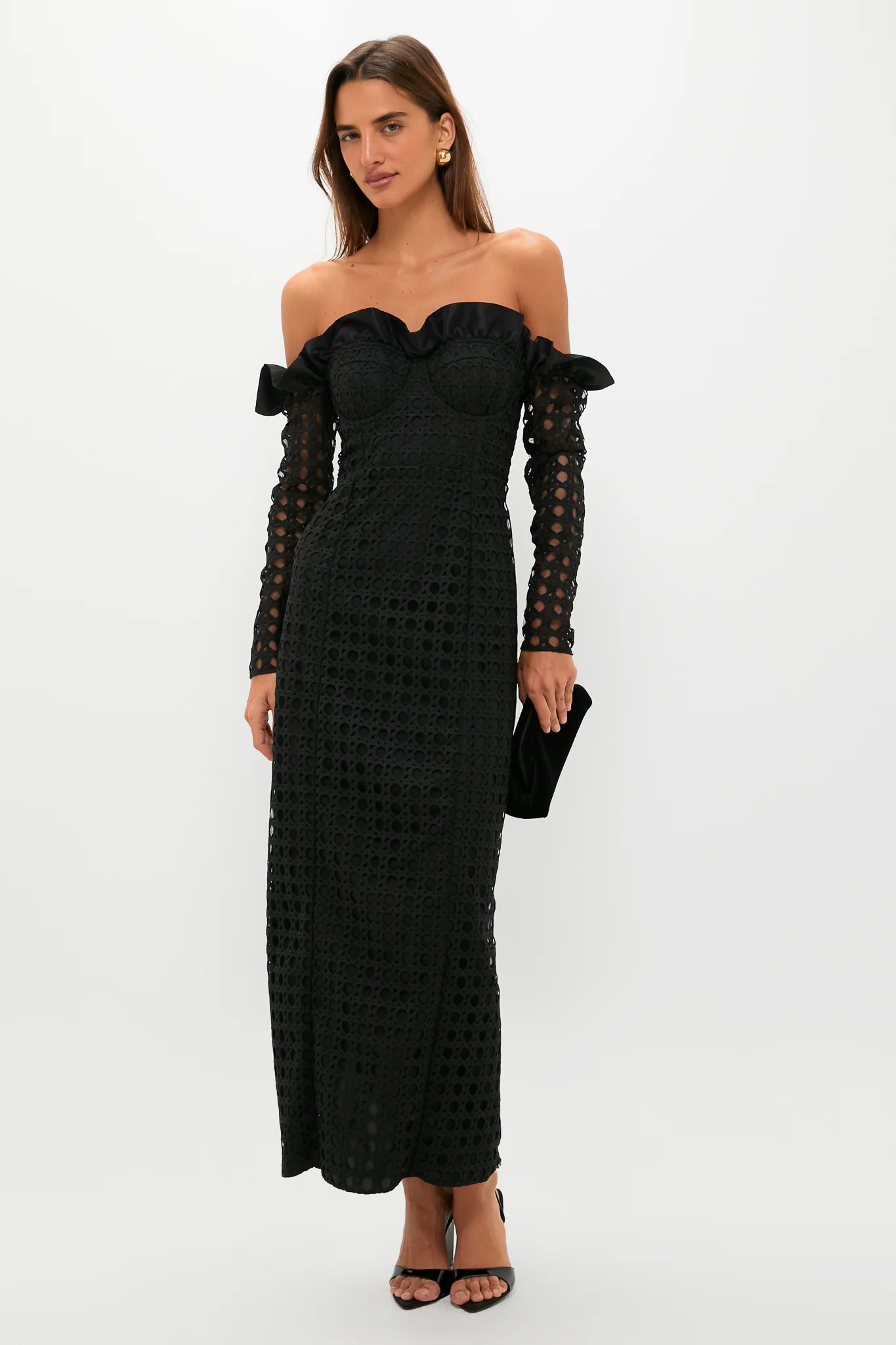 Cane Lace Off the Shoulder Monique Dress - Image 2