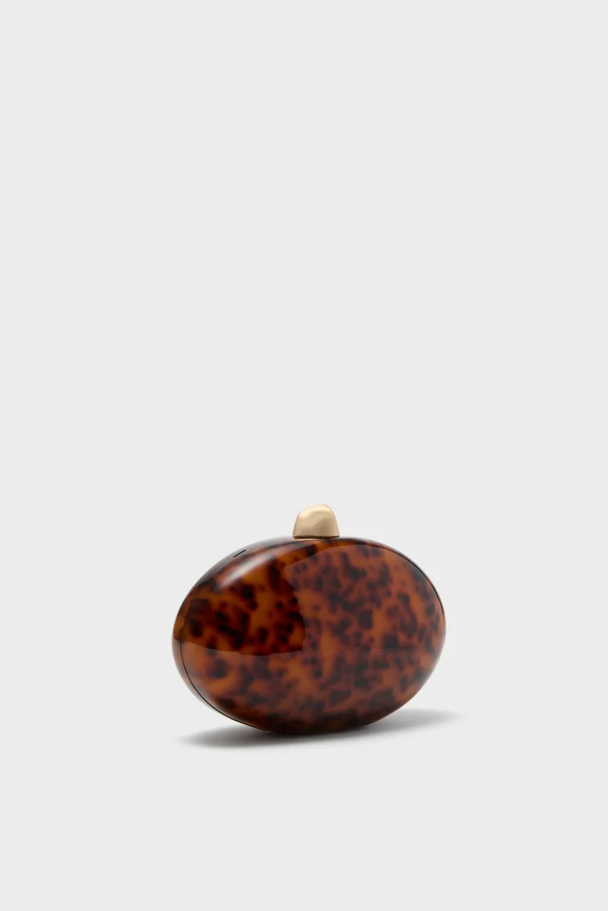 Caramel Tortoise Eviana Clutch - Image 6