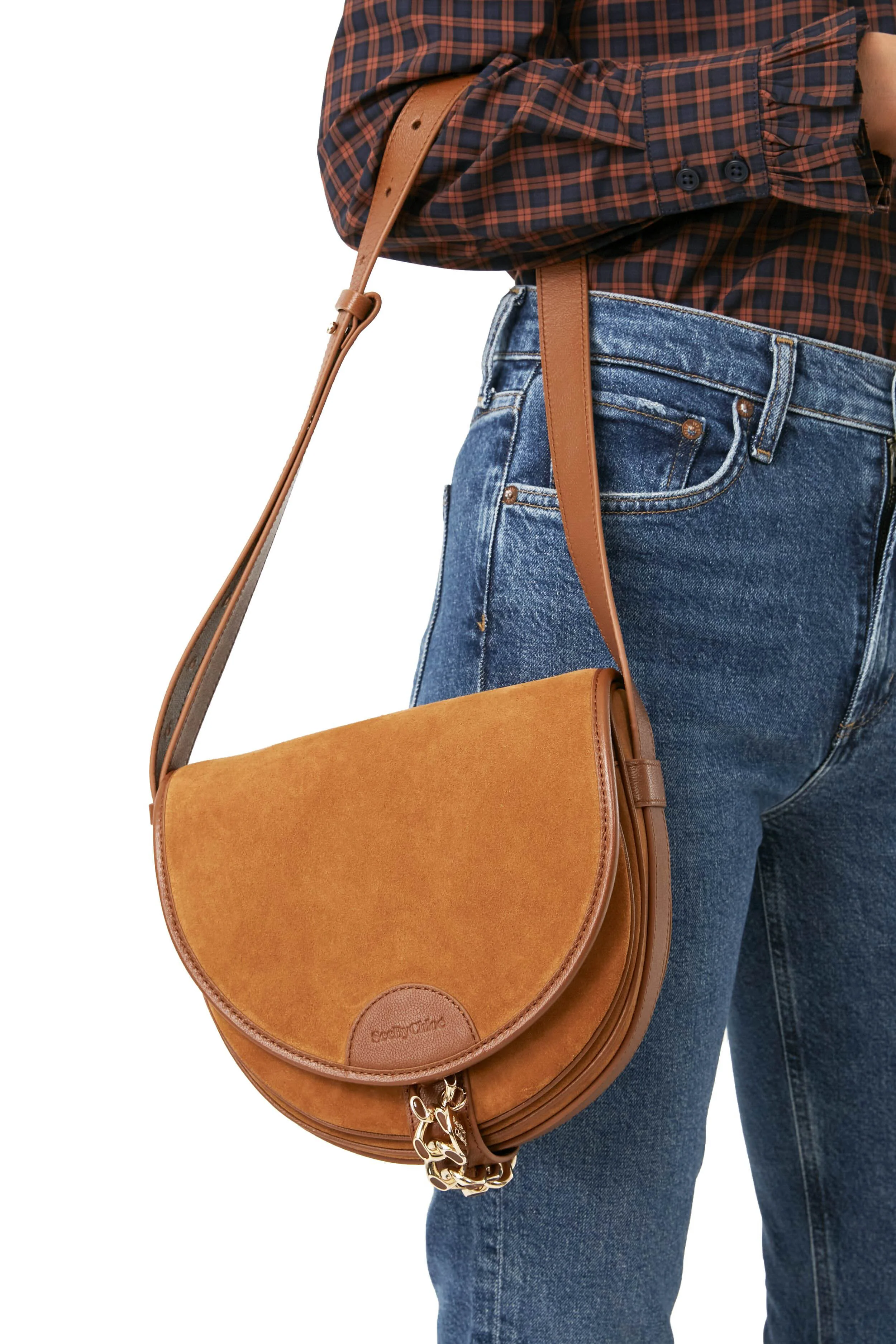 Caramello Suede Mara Bag - Image 2