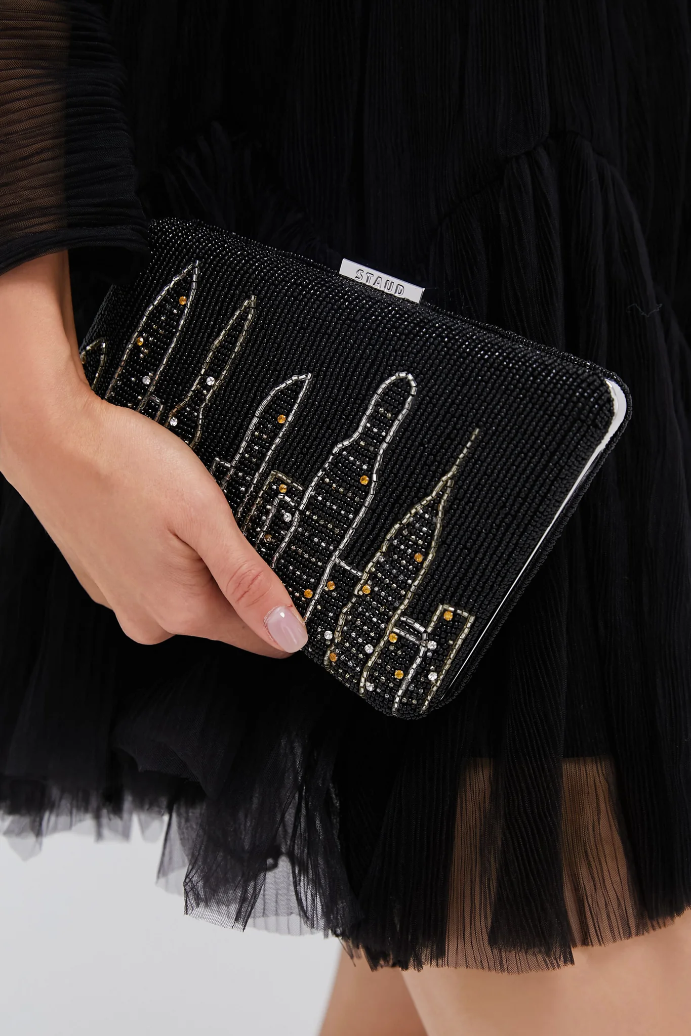 Carmella NYC Skyline Beaded Clutch - Image 2