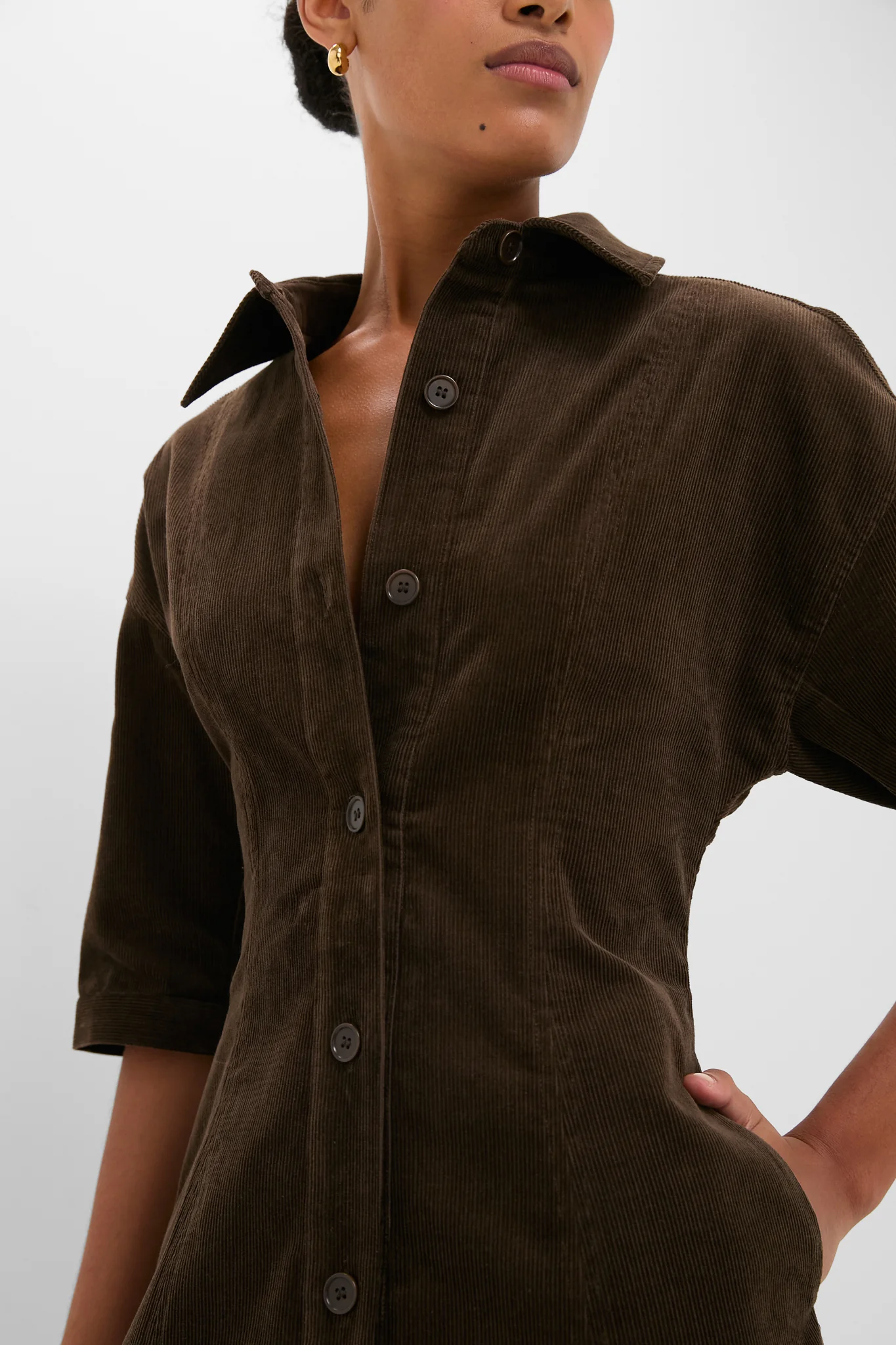Carob Luz Mini Dress - Image 5