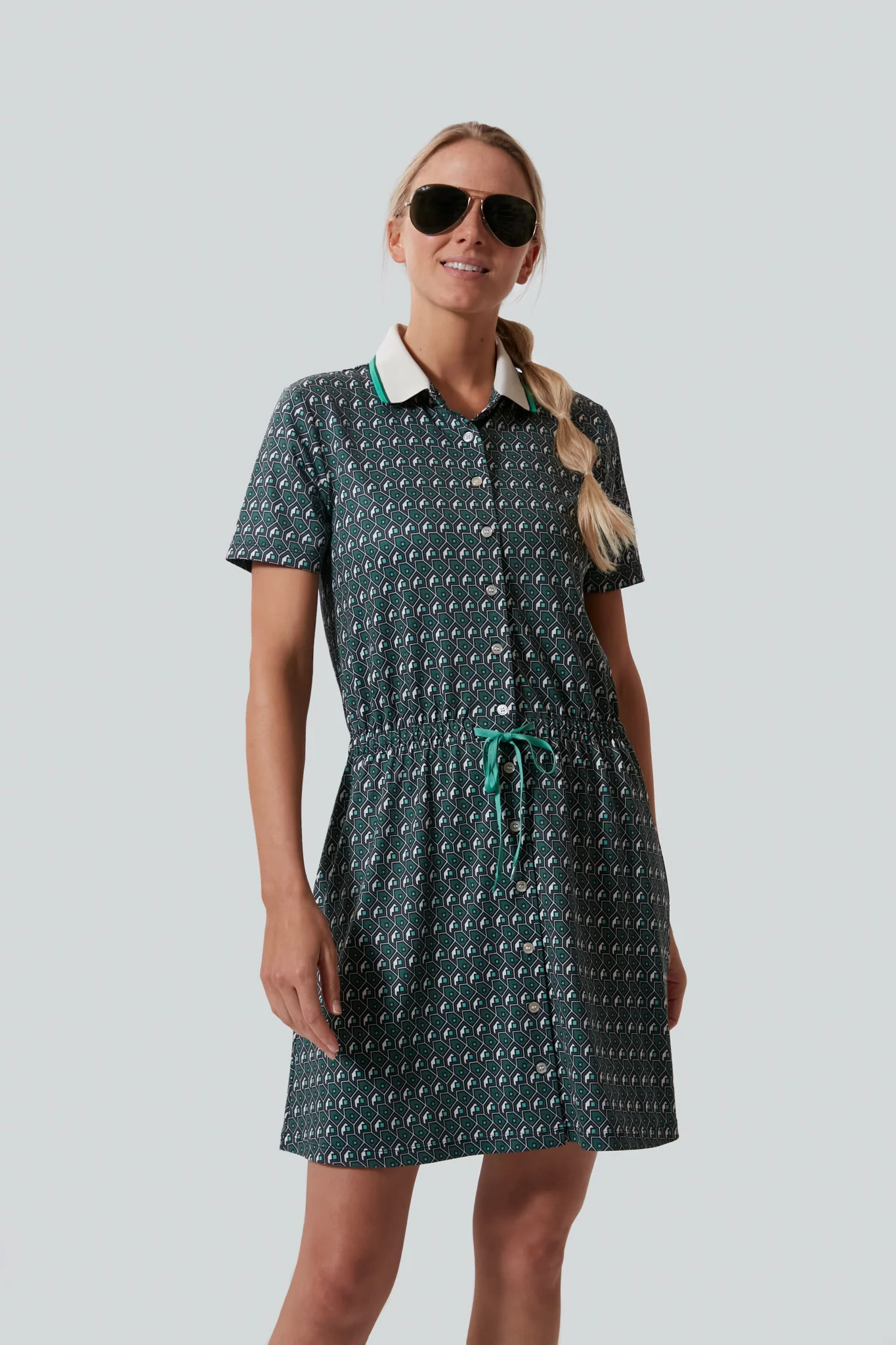 Carraway Fairway Short Sleeve Alcott Golf Dress - Image 2