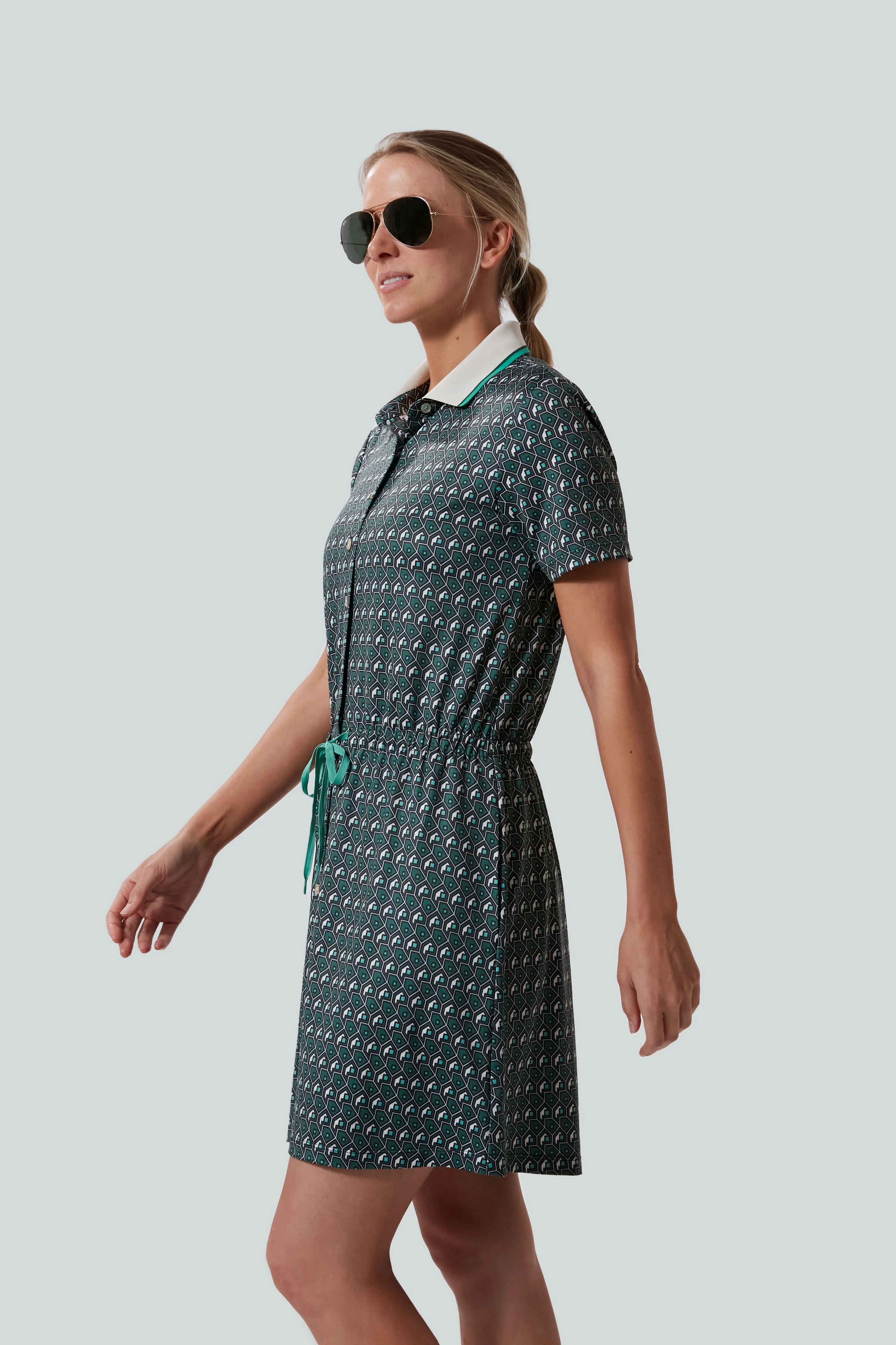 Carraway Fairway Short Sleeve Alcott Golf Dress - Image 4