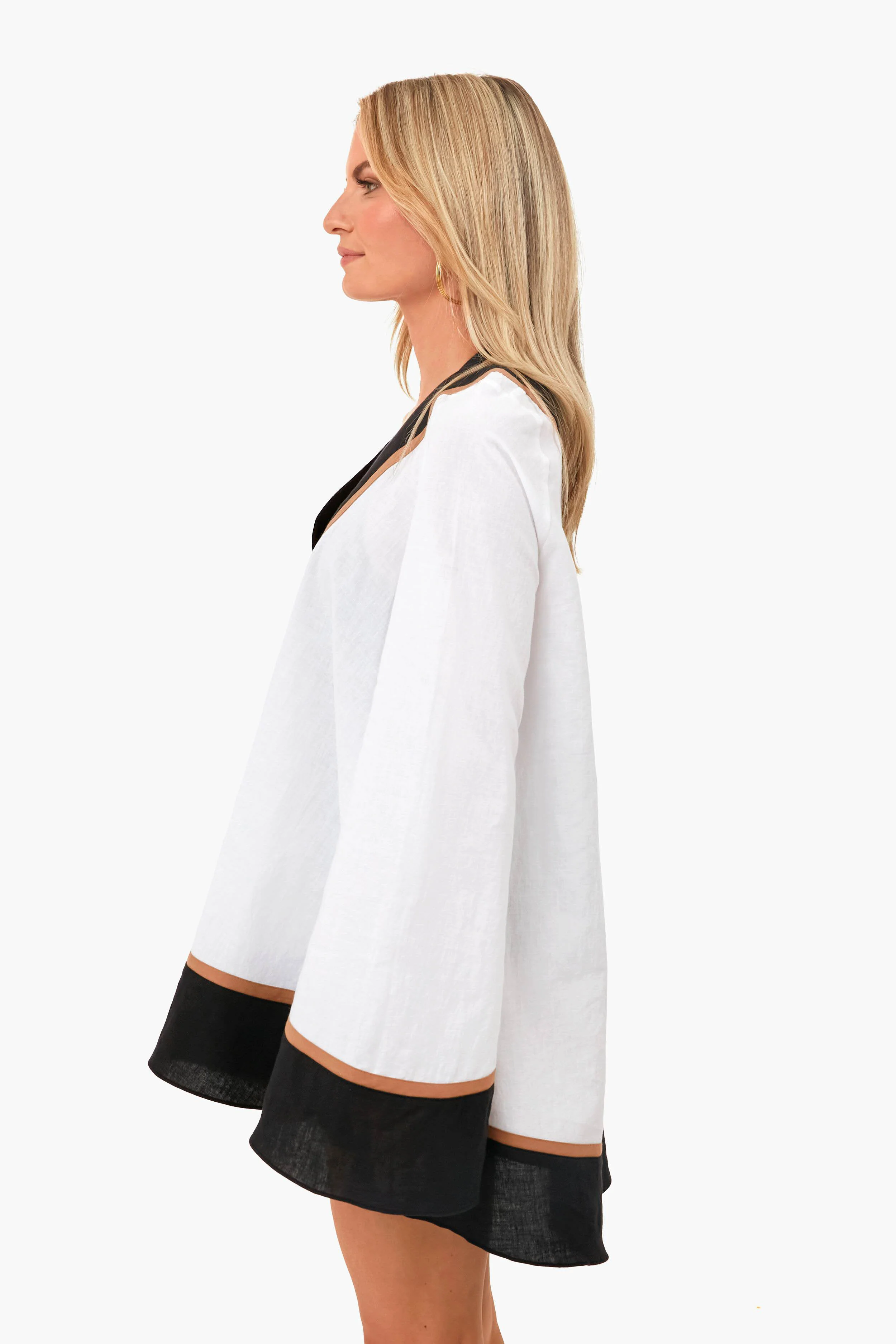 Colorblock Linen Cassia Coverup - Image 3