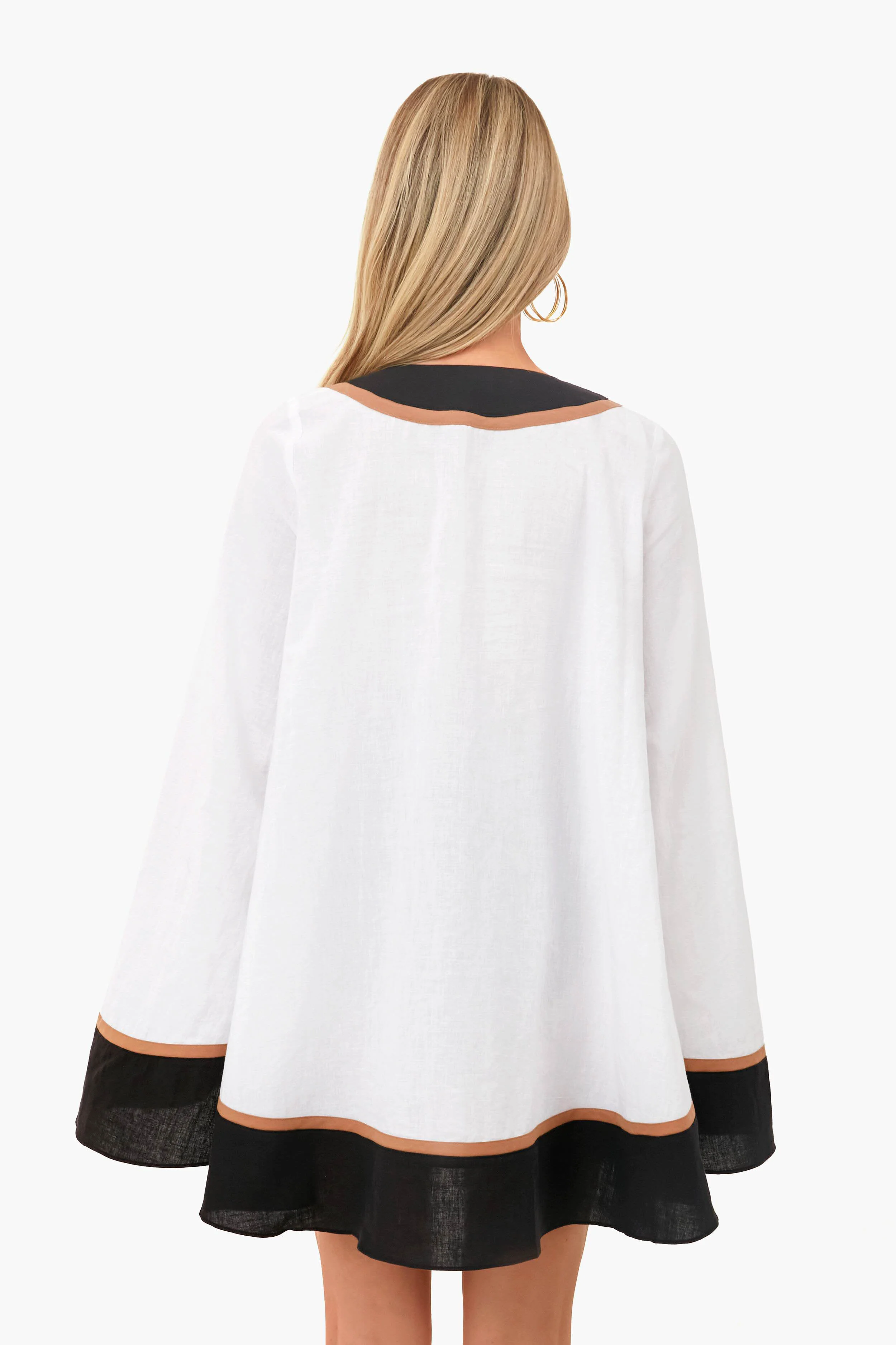 Colorblock Linen Cassia Coverup - Image 4