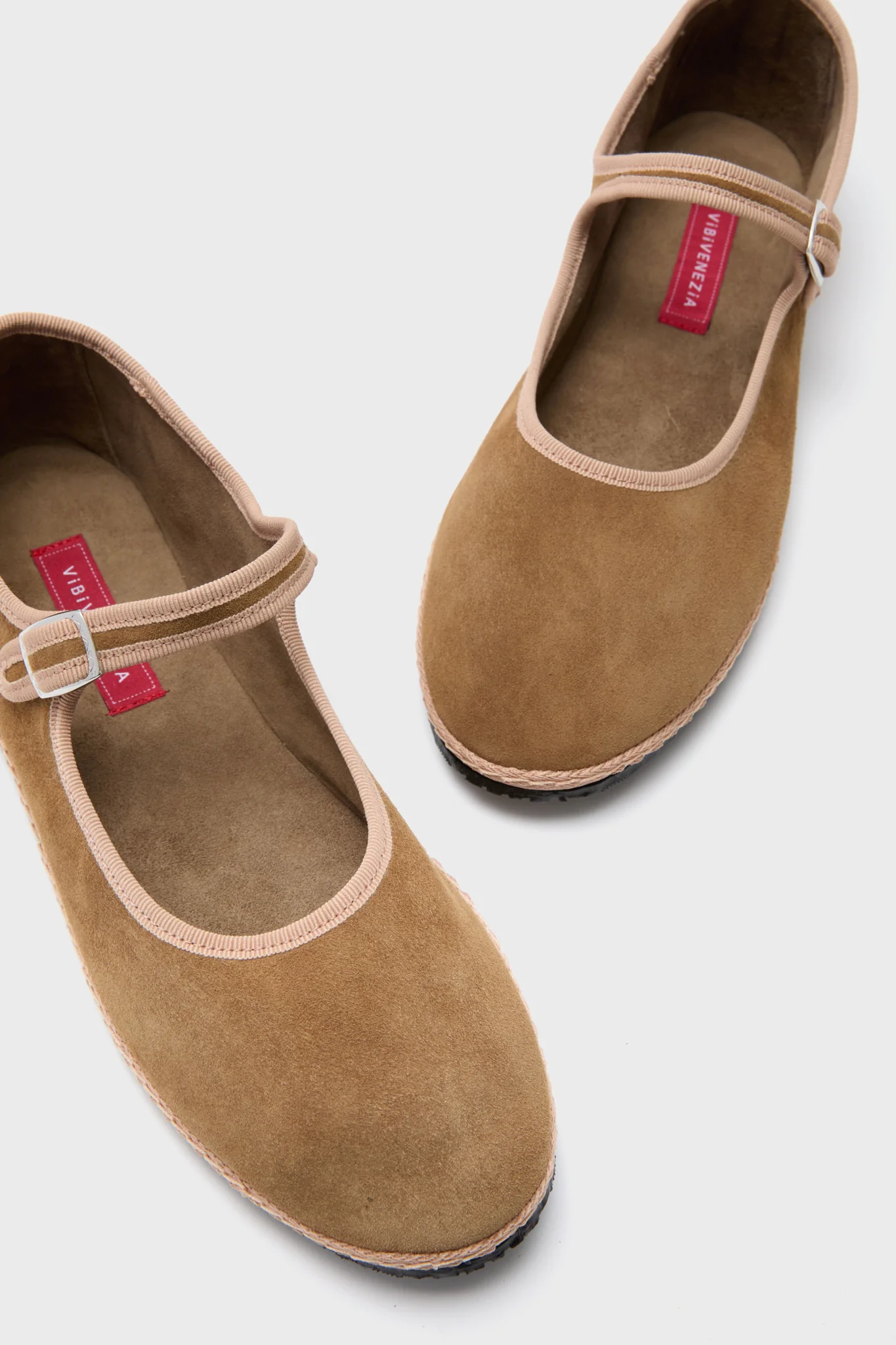 Castagna Suede Mary Jane Flats - Image 5