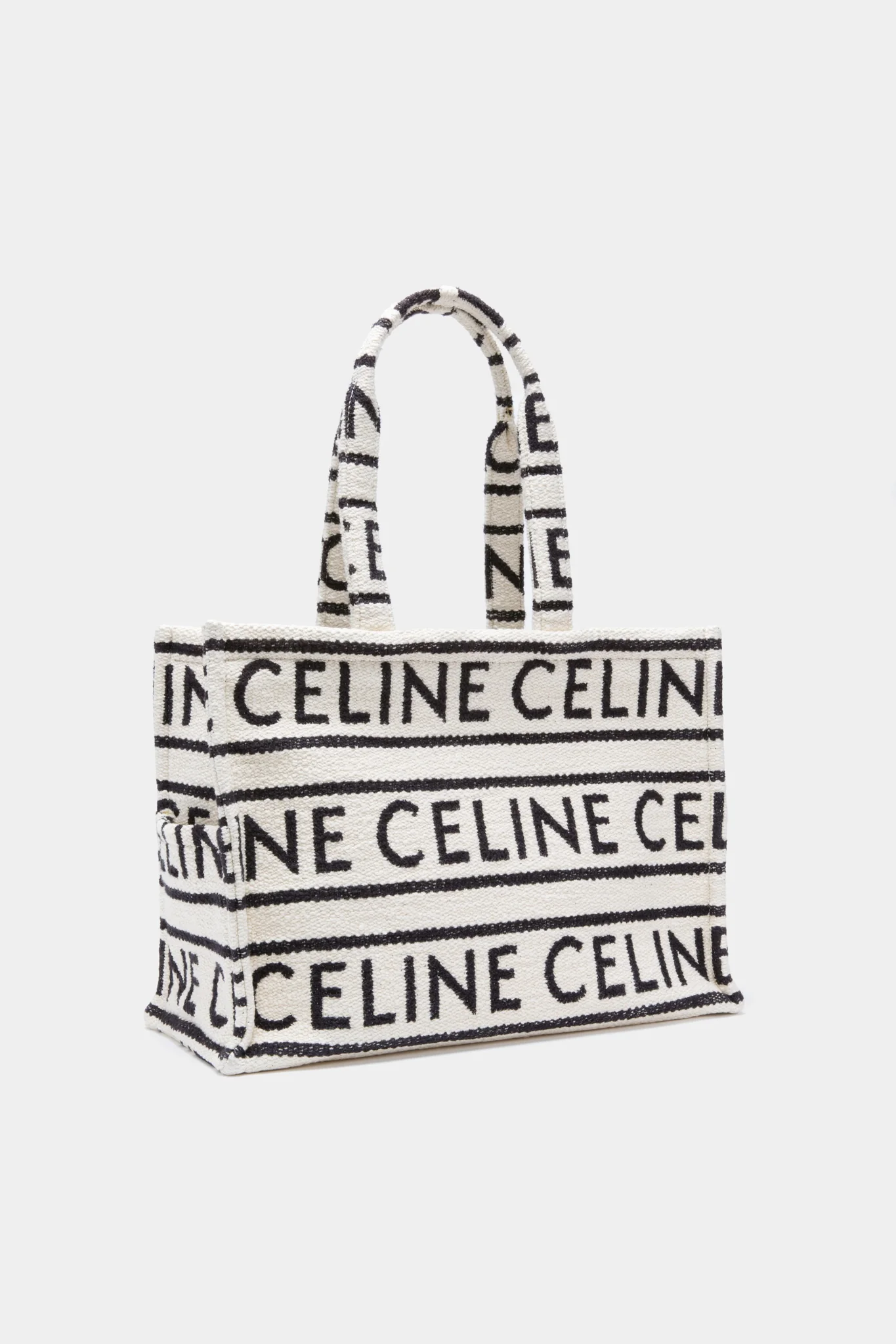 CELINE Cabas Thais Canvas Tote Bag - Image 4
