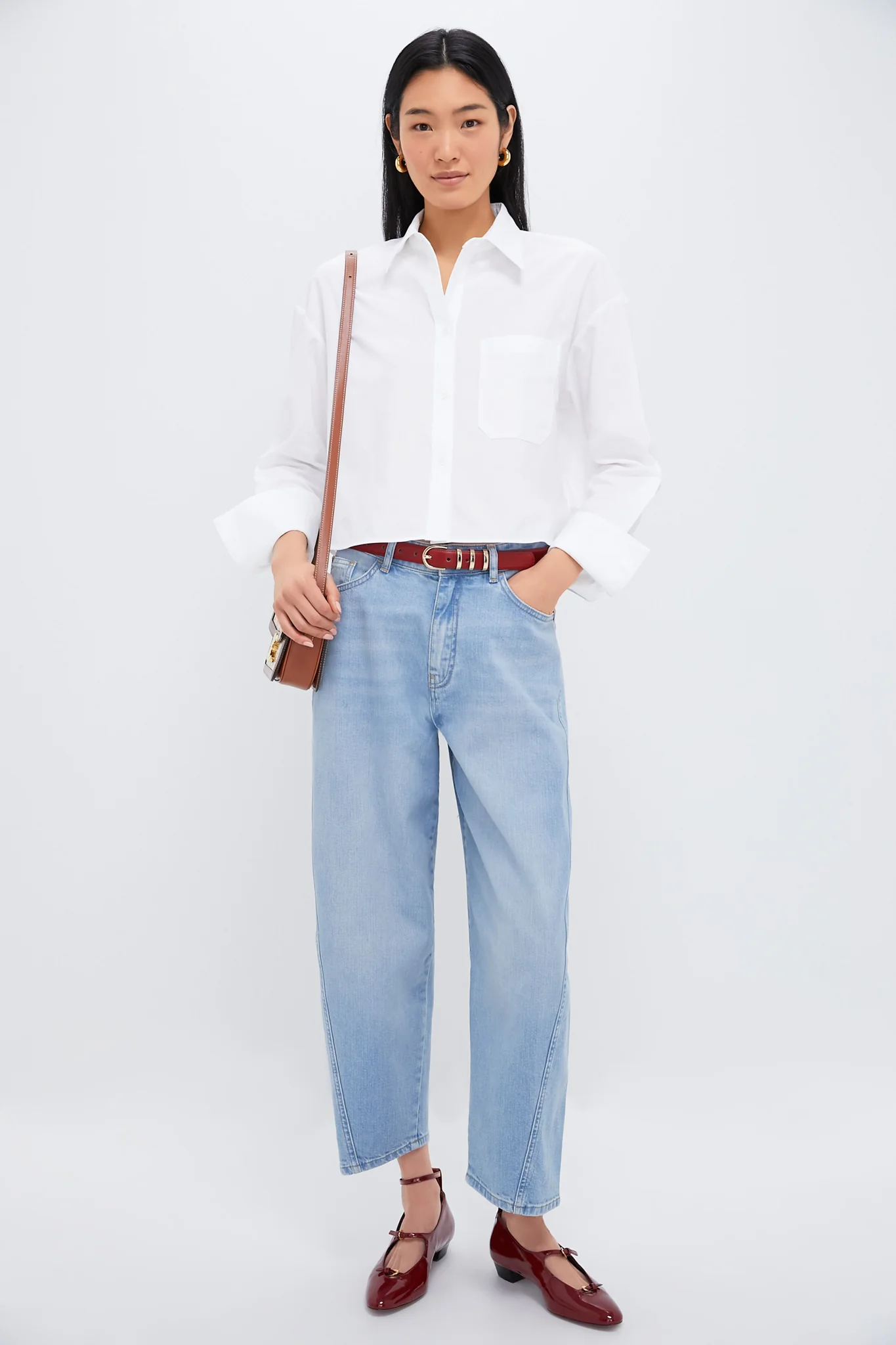 CELINE Coated Canvas Teen Triomphe Shoulder Bag - Image 3