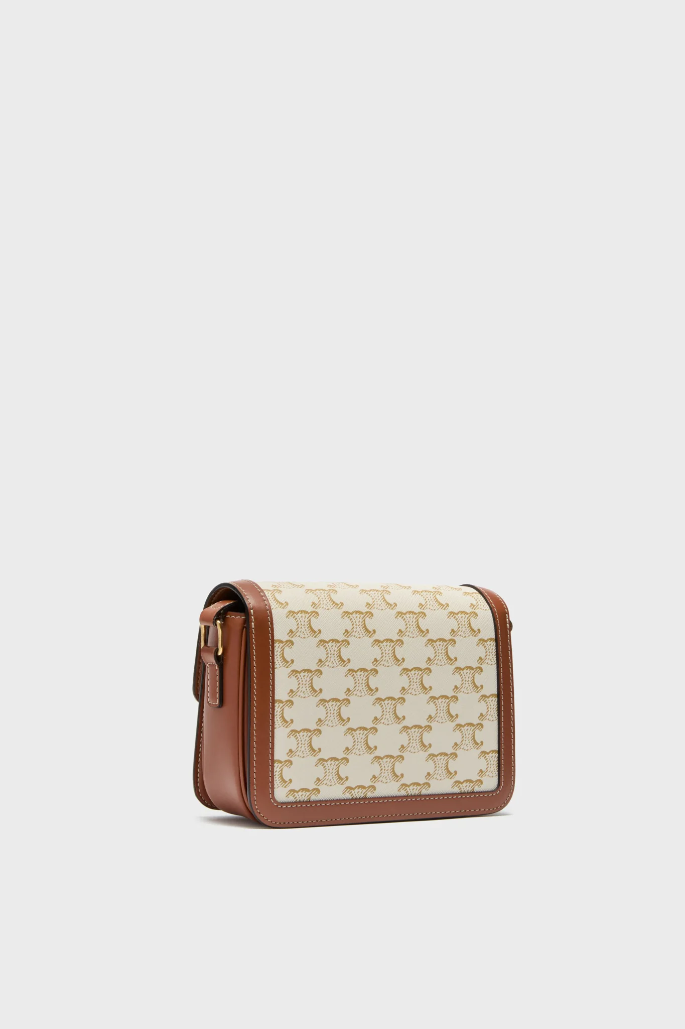 CELINE Coated Canvas Teen Triomphe Shoulder Bag - Image 6