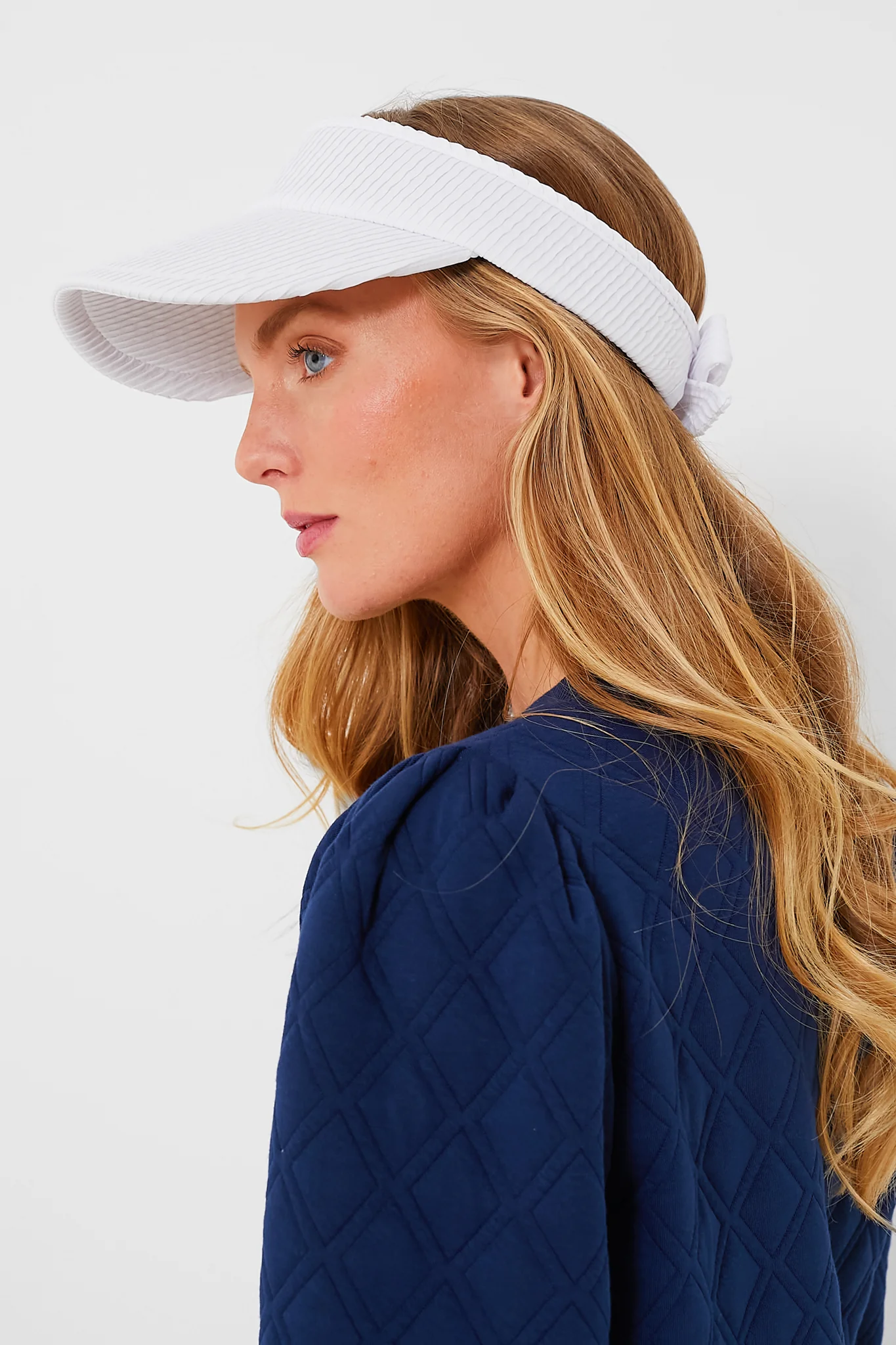 Chalk Swimmer Bow Tie Visor - Image 2