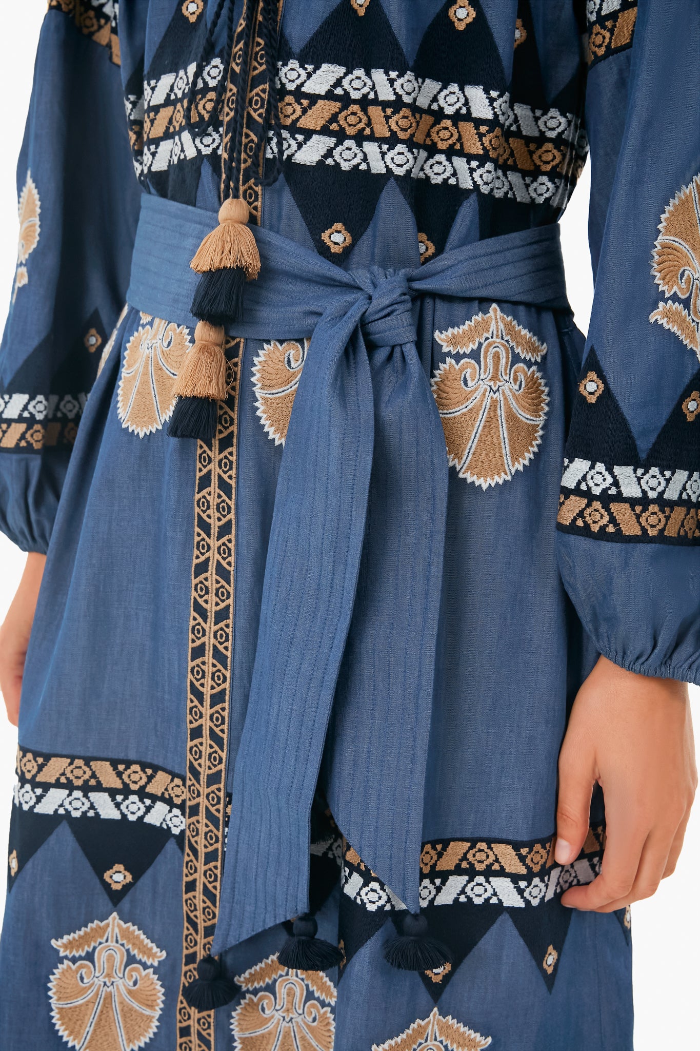 Chambray Blue Tula Long Dress - Image 7