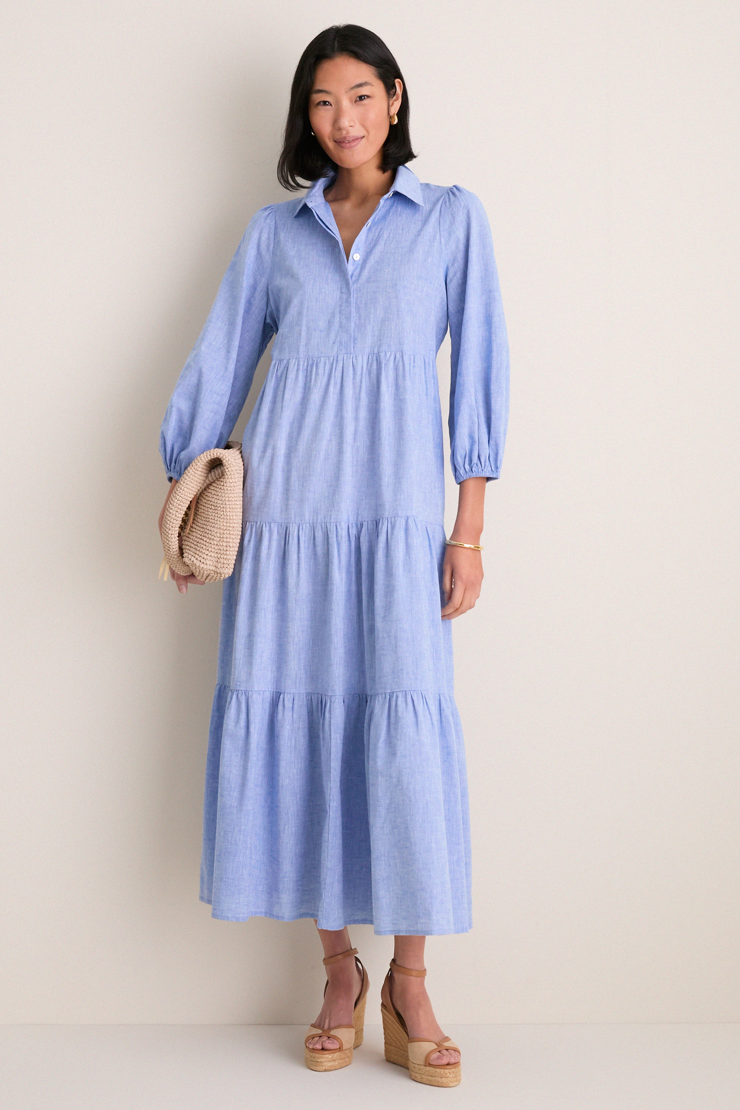 Chambray Mabel Maxi Dress - Image 2