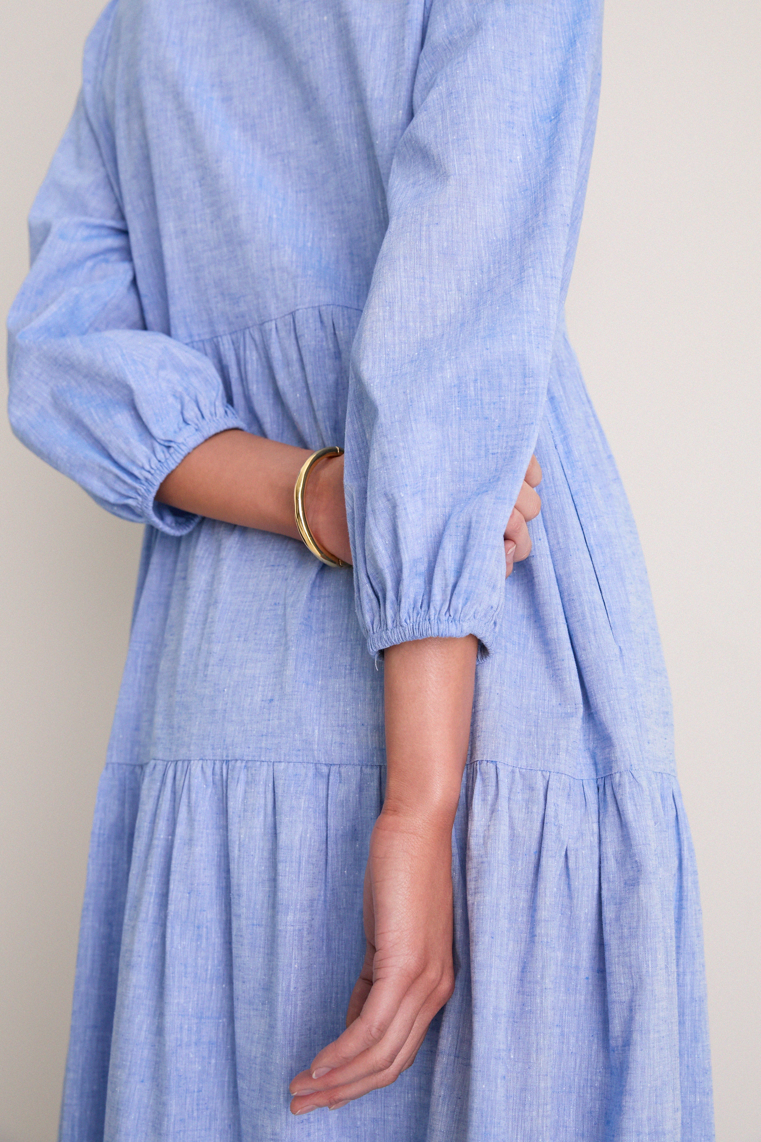 Chambray Mabel Maxi Dress - Image 6