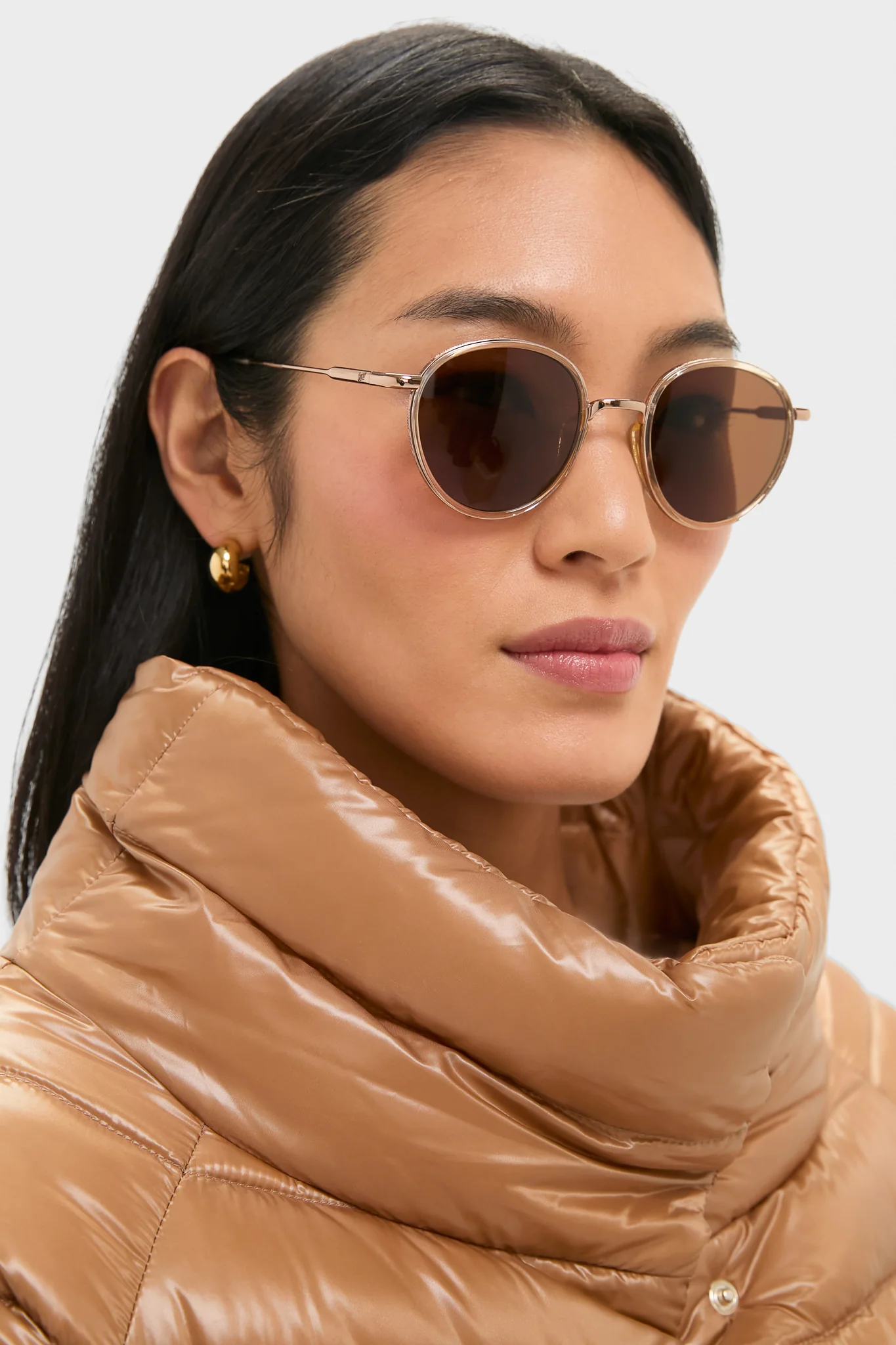 Champagne Amber Baia Polarized Sunglasses - Image 4