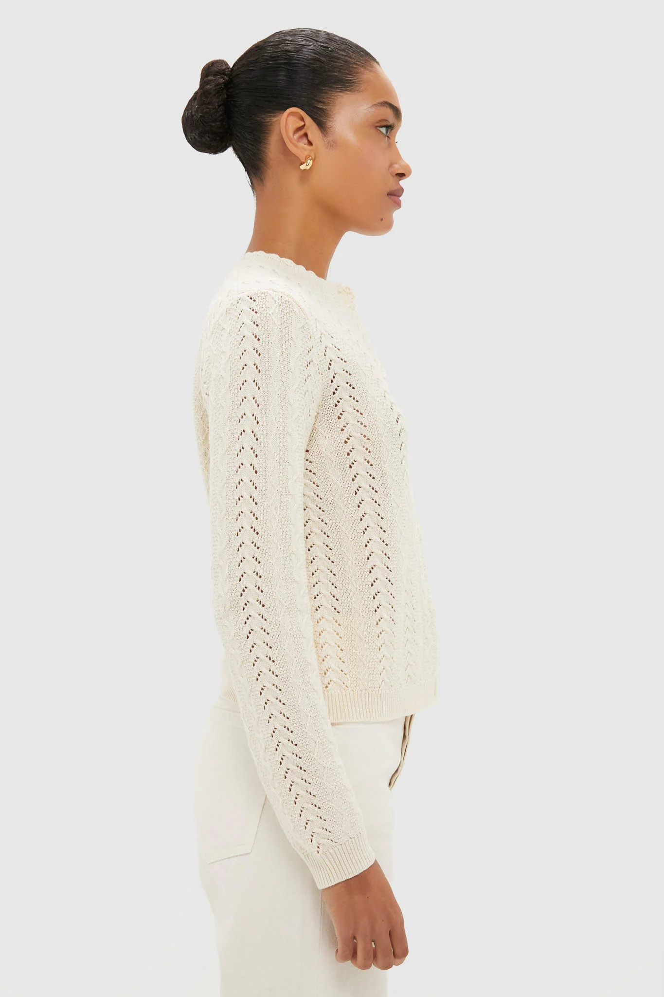 Champagne Annalise Cardigan - Image 3