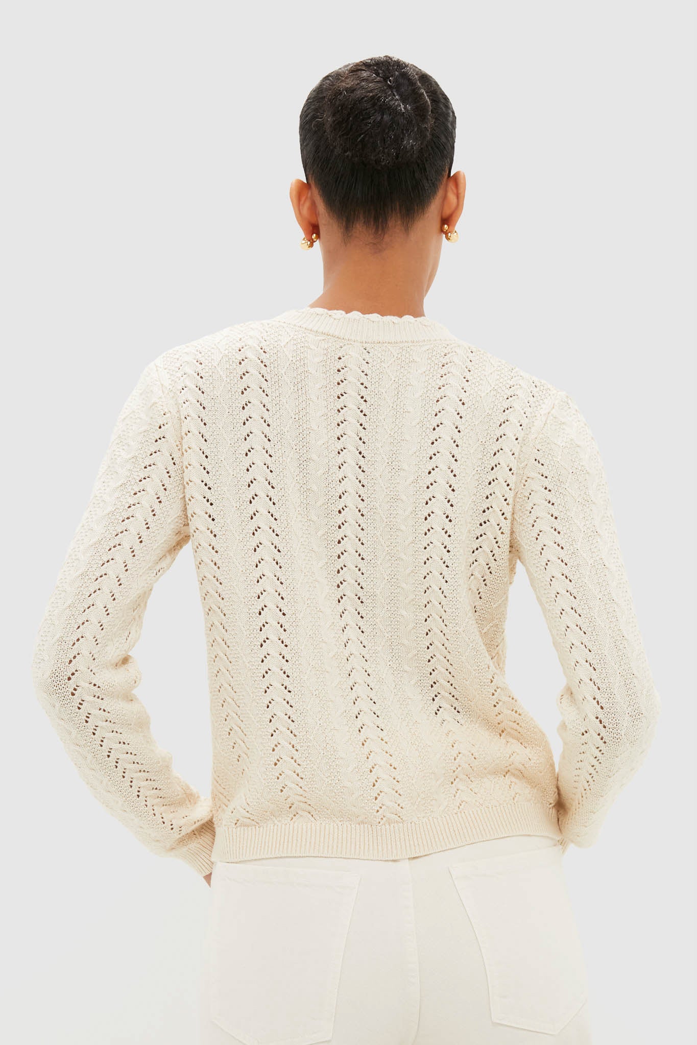 Champagne Annalise Cardigan - Image 4