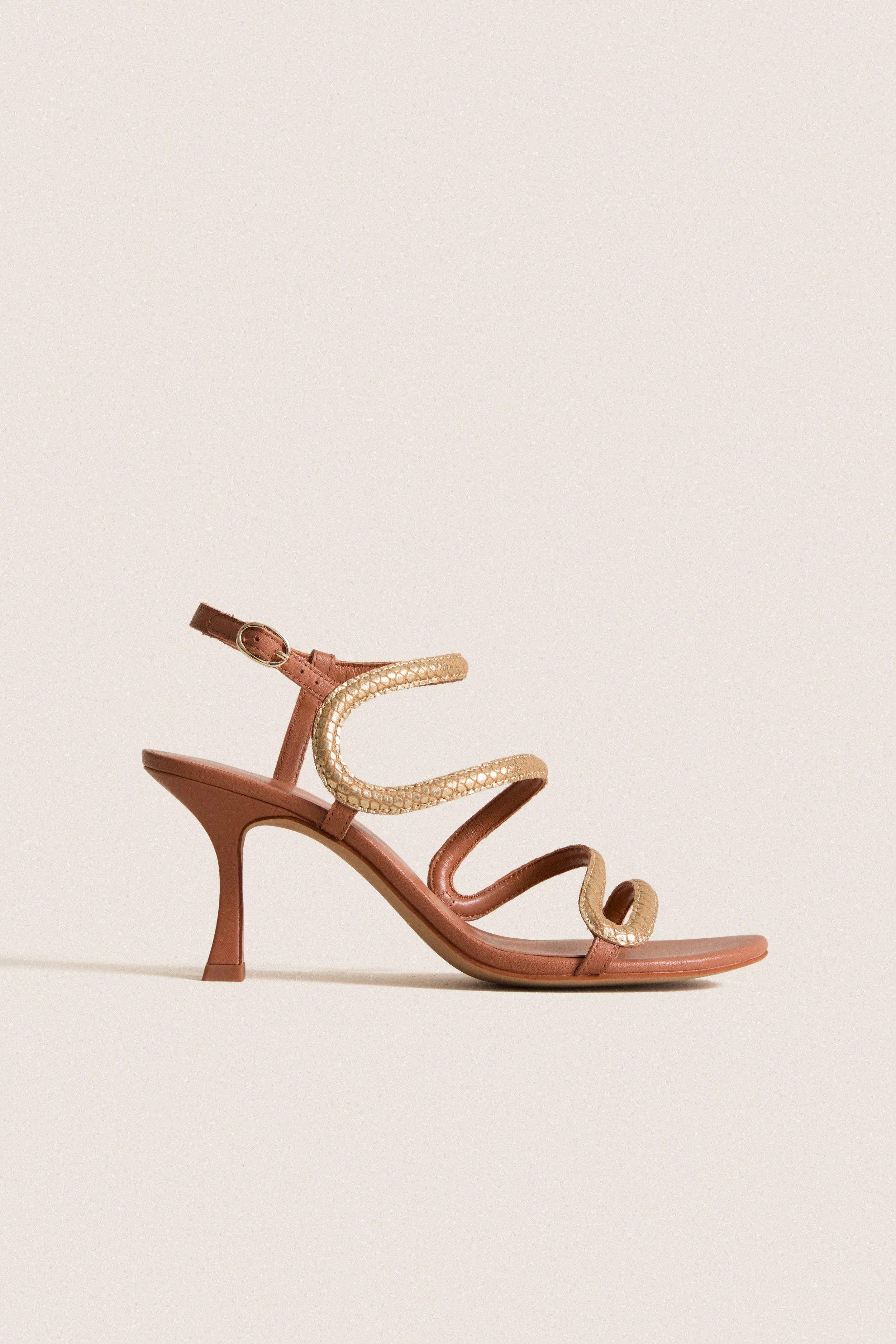 Champagne Lara Heels - Image 6
