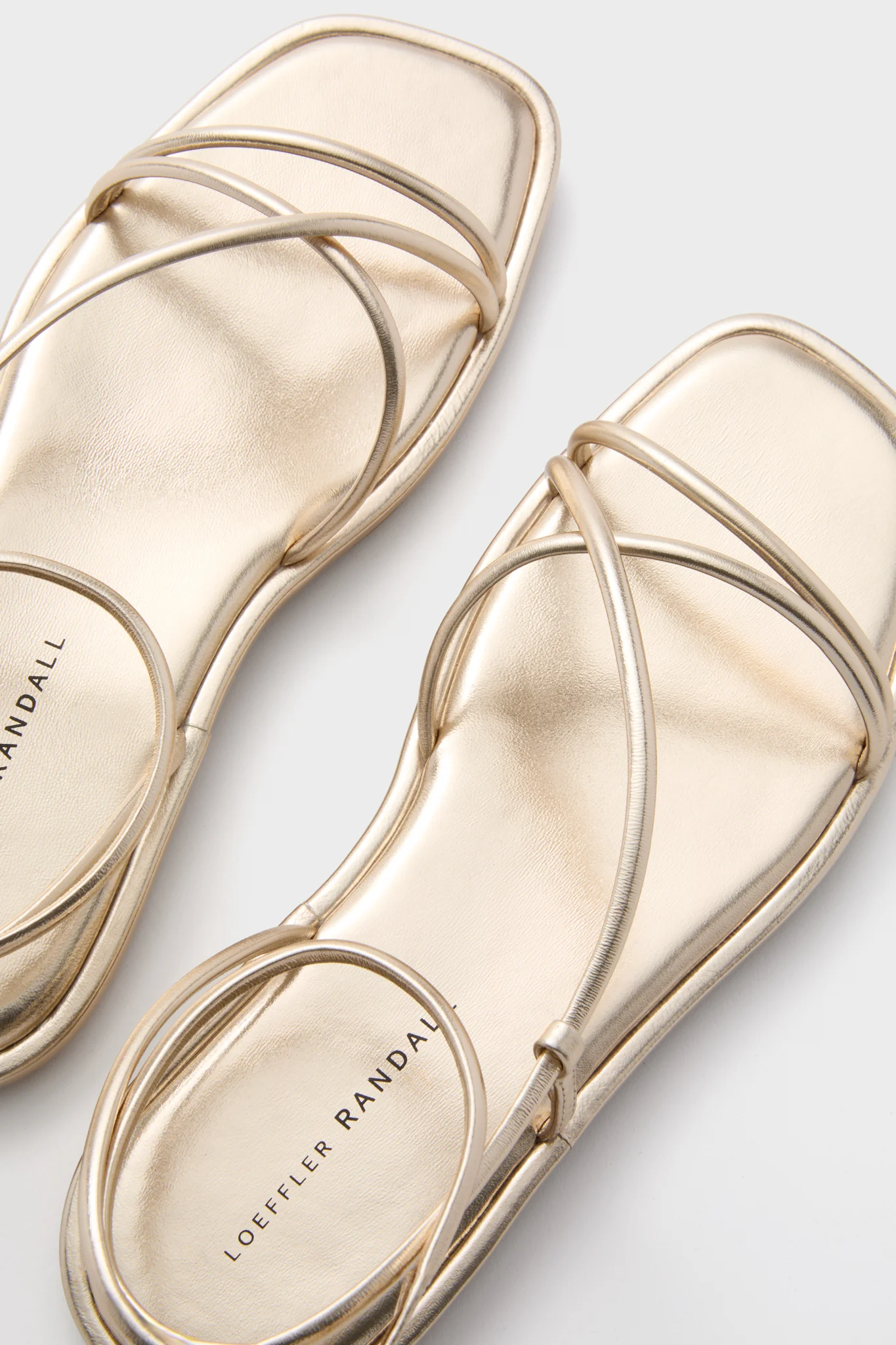 Champagne Nappa Noor Sandals - Image 5