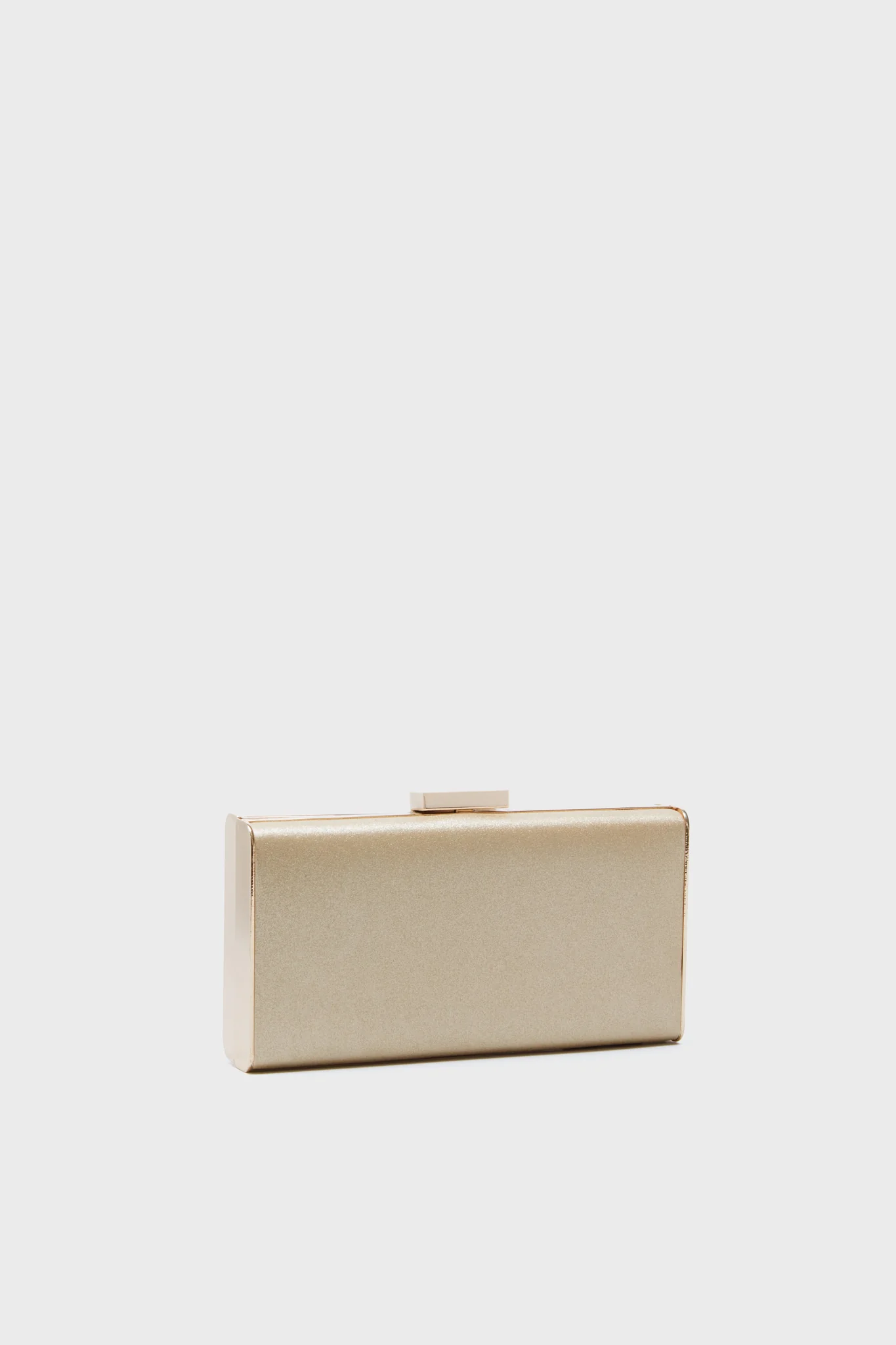 Champagne Precious Metallic Slimline Clutch - Image 5
