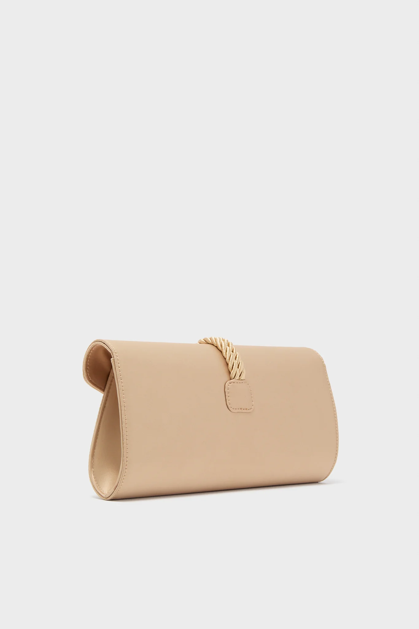 Champagne Satin Gabrielle Clutch - Image 4