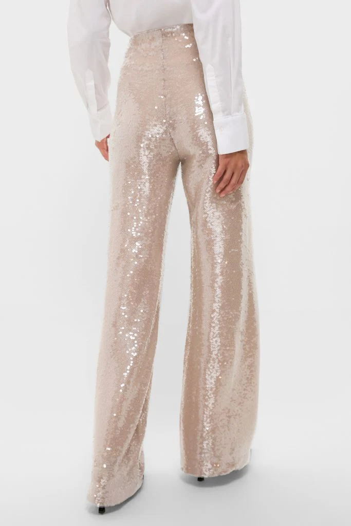 Champagne Sequin Tatum Pants - Image 4