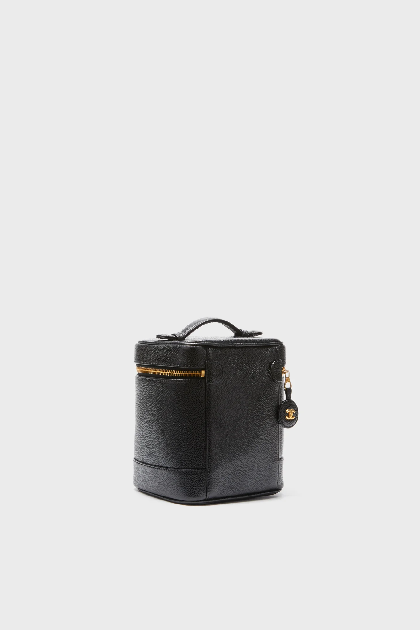 CHANEL Black Caviar Tall Vanity Bag - Image 4