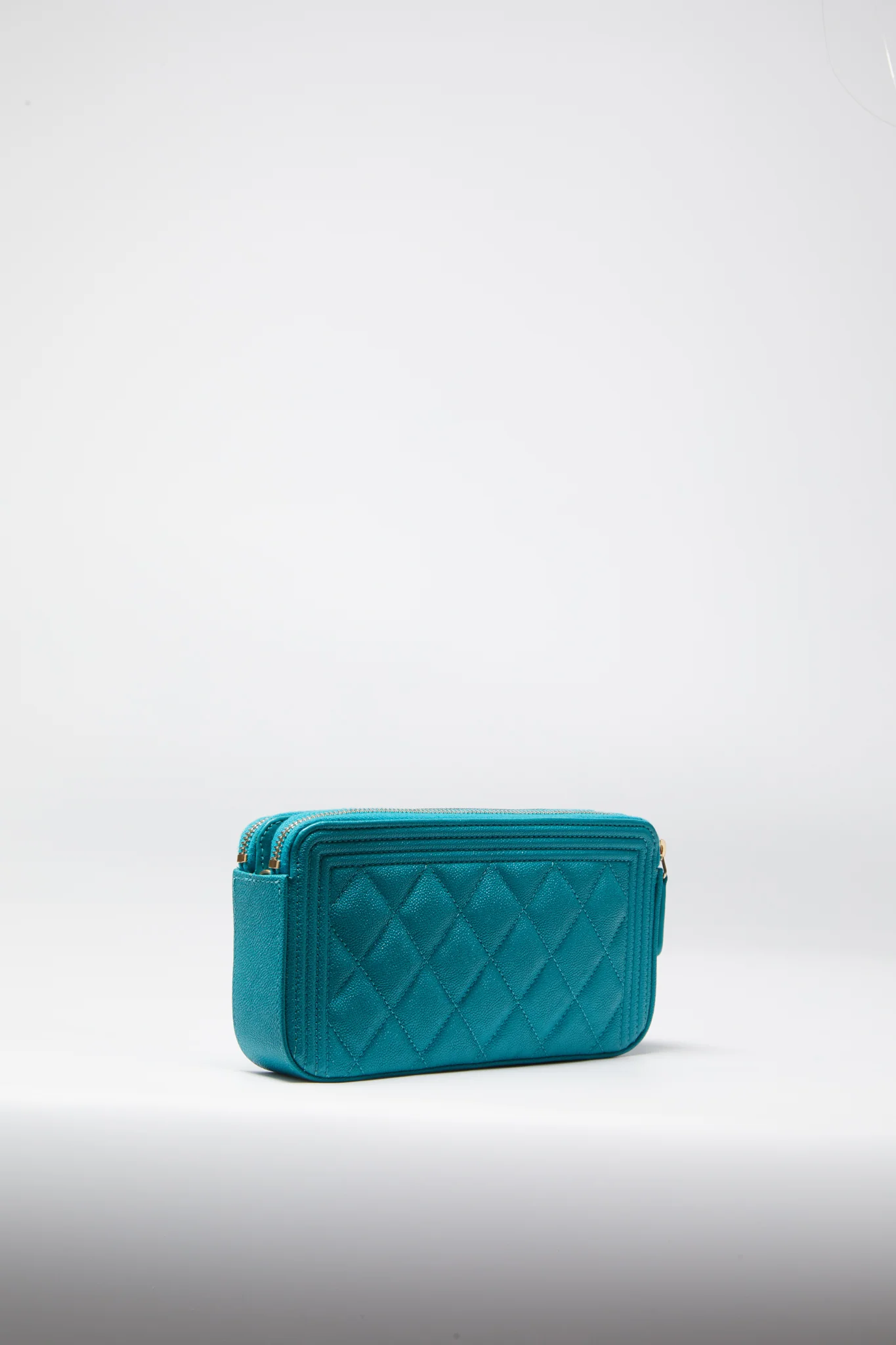 CHANEL Blue Caviar Boy Wallet On Chain - Image 5