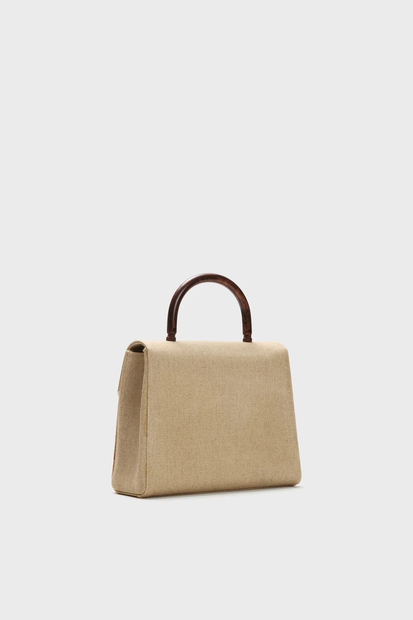 CHANEL Canvas Top Handle Bag - Image 6