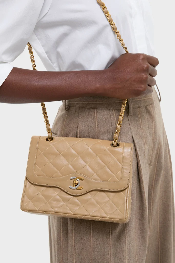 CHANEL CC Mini Paris Double Flap Bag - Image 4