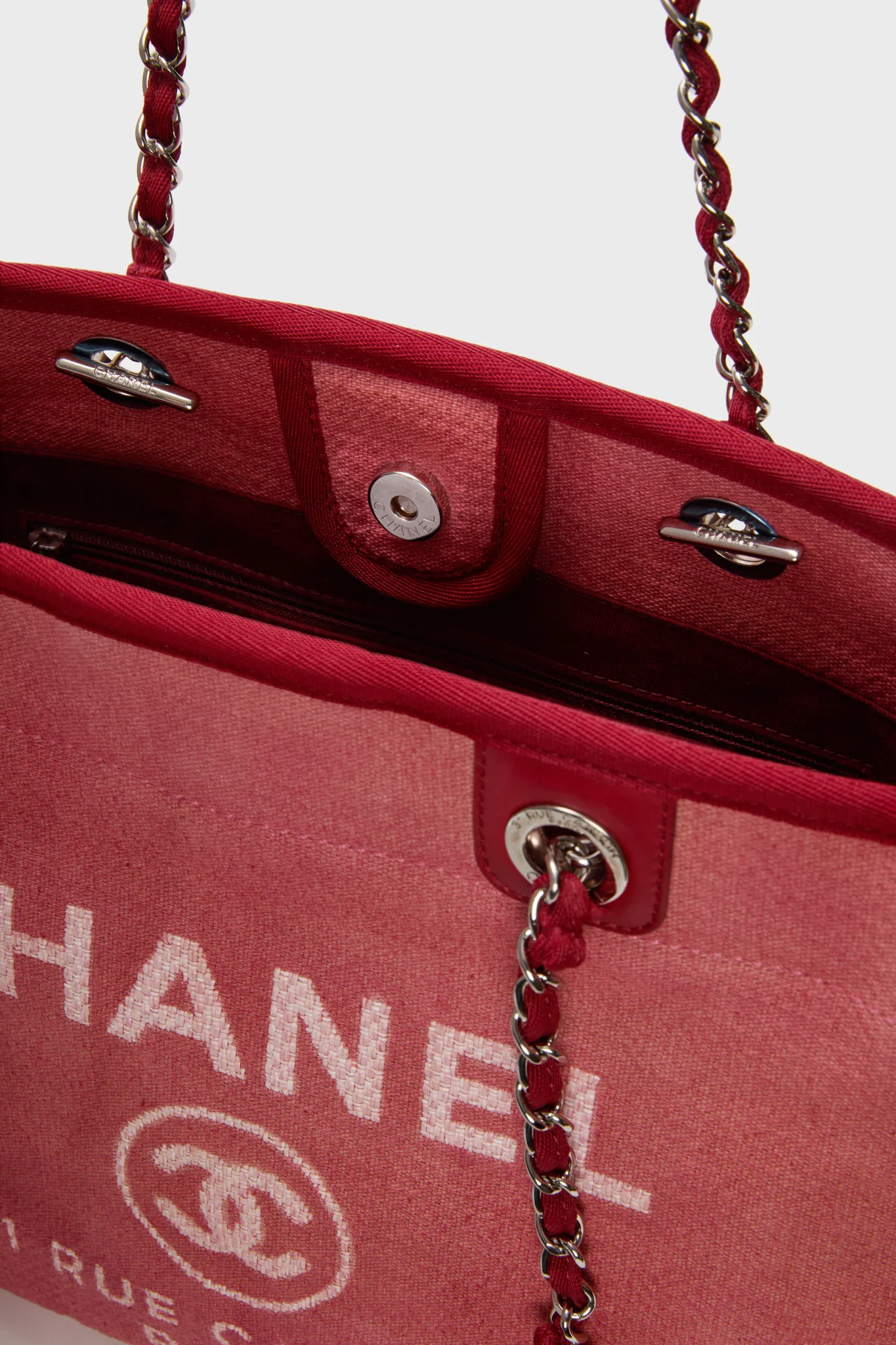 CHANEL Deauville MM Tote Bag - Image 7