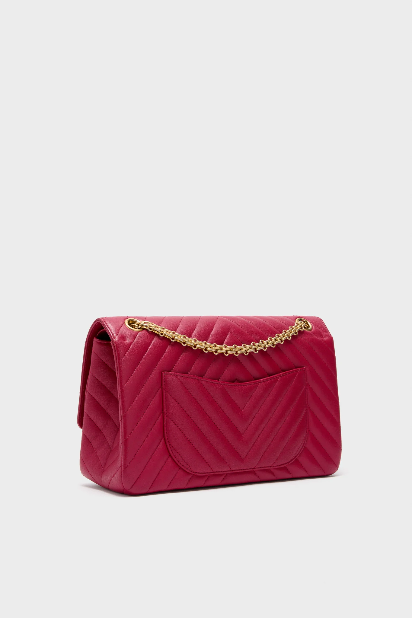 CHANEL Red Reissue 2.55 Flap Bag Calf Leather - Image 4