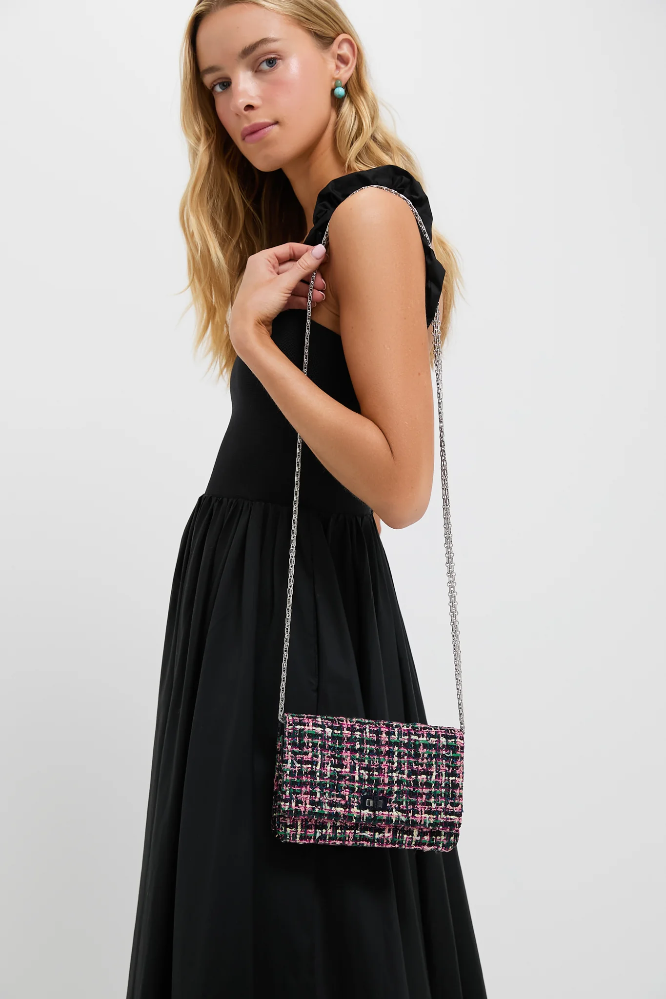 CHANEL Tweed Reissue 2.55 Wallet On Chain - Image 3