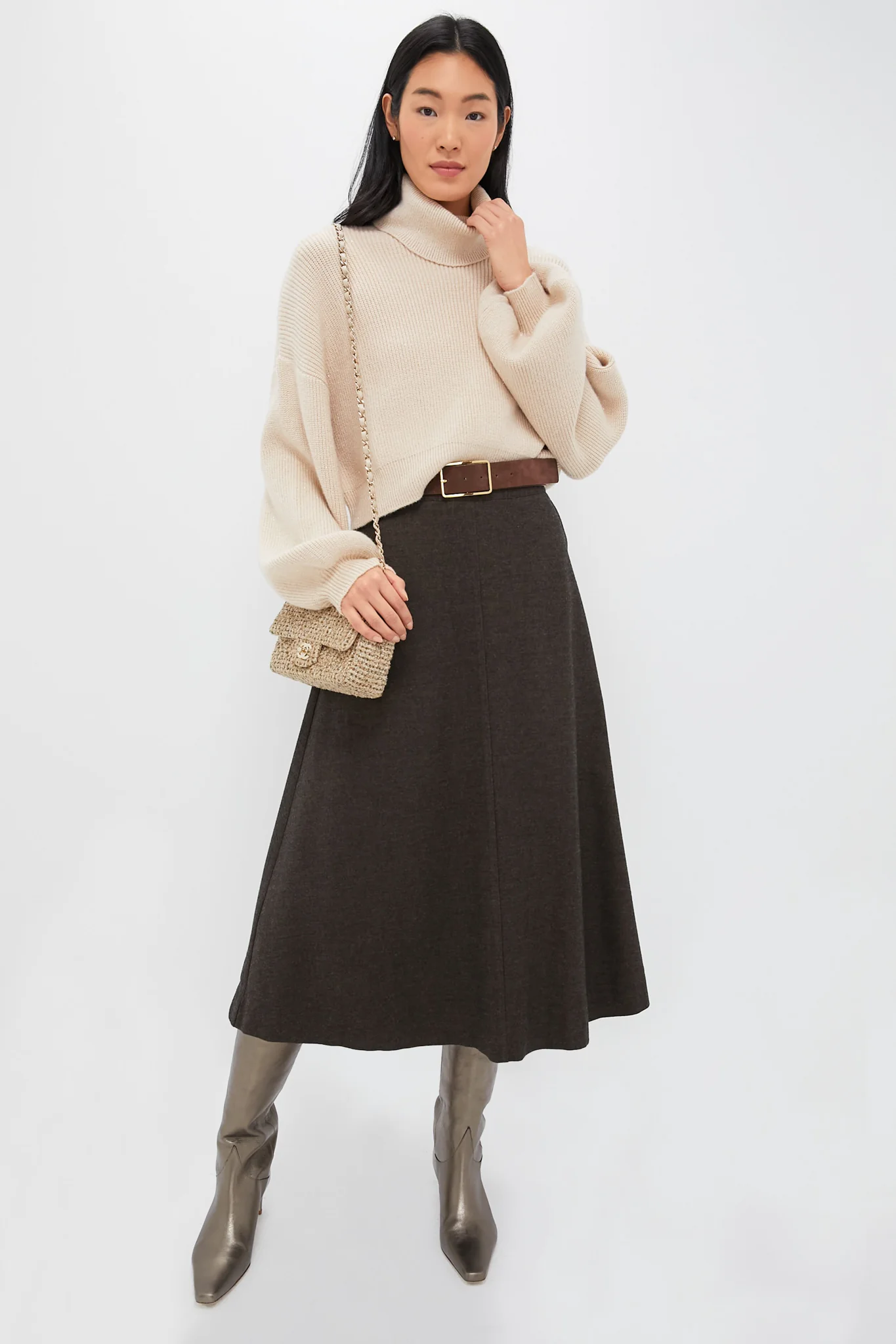 Chanel Tweed Shoulder Bag - Image 3
