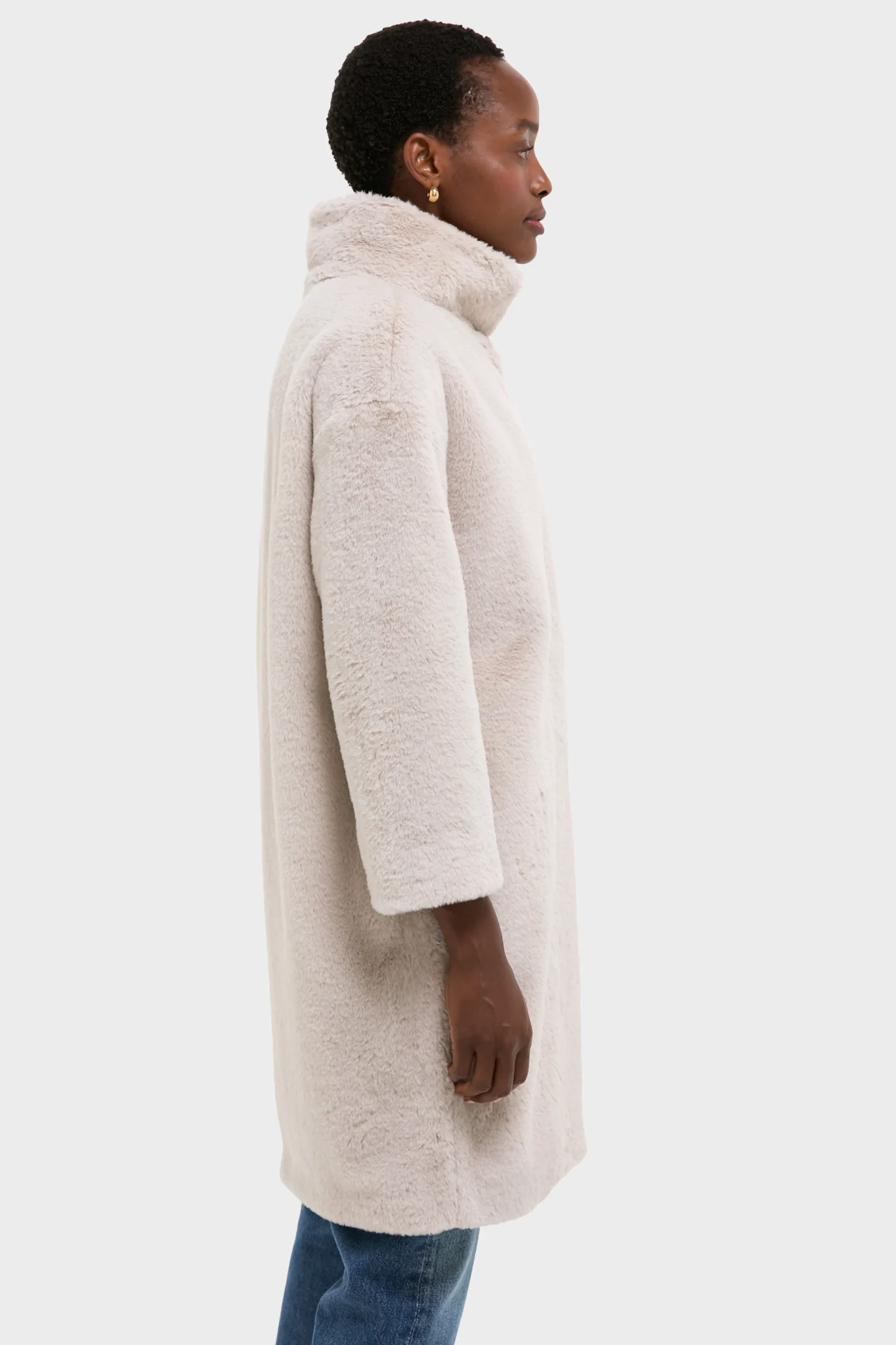 Chantilly Soft Alternative Fur Coat - Image 3