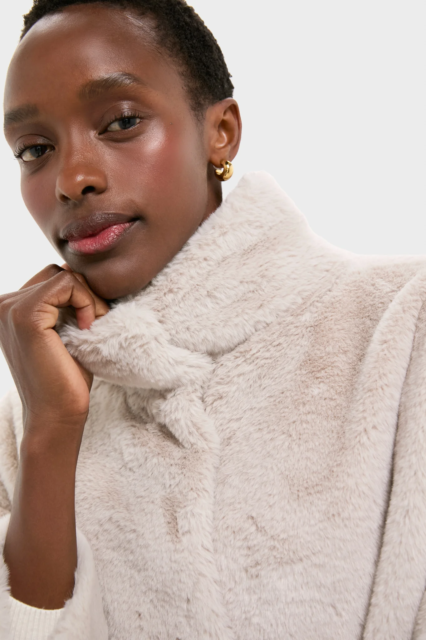 Chantilly Soft Alternative Fur Coat - Image 5