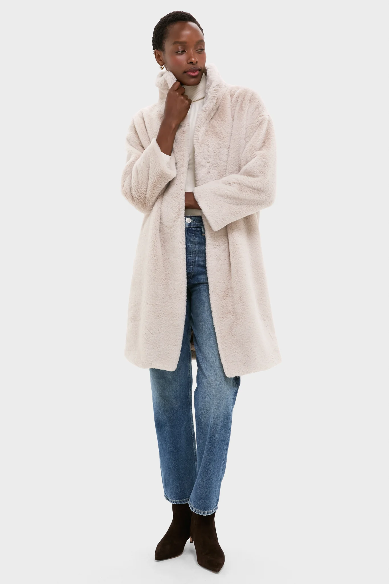 Chantilly Soft Alternative Fur Coat - Image 6