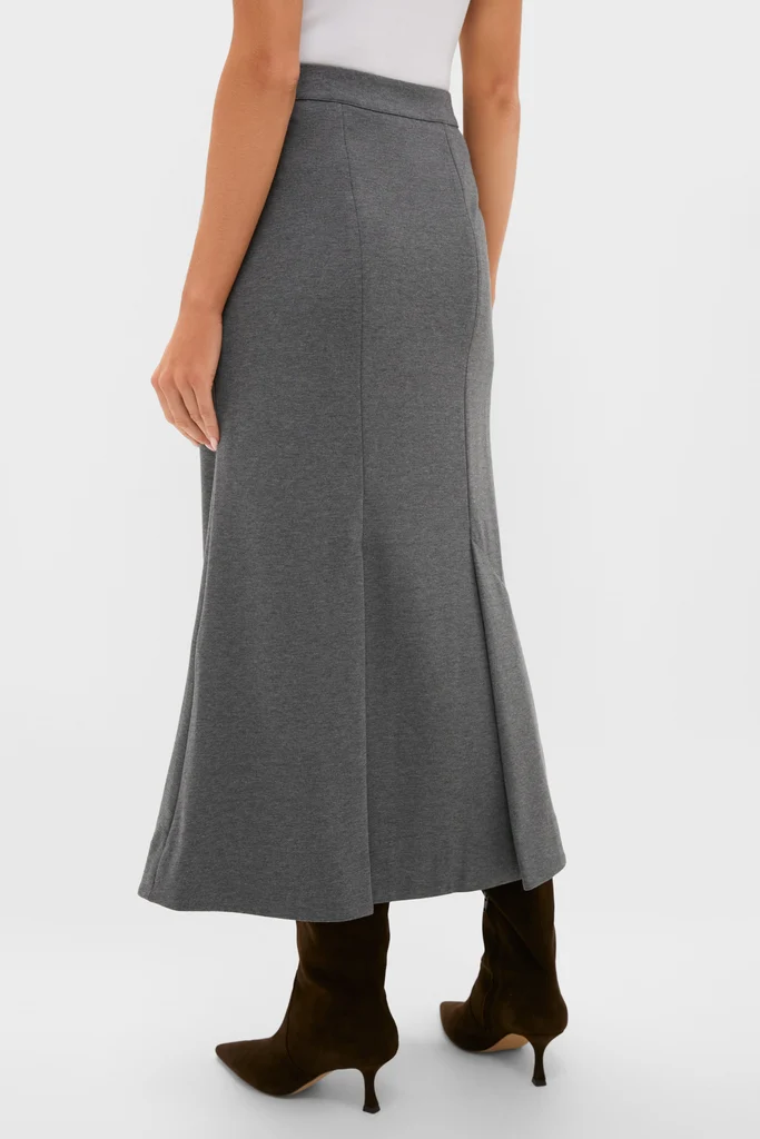 Charcoal Heather Mona Maxi Skirt - Image 4