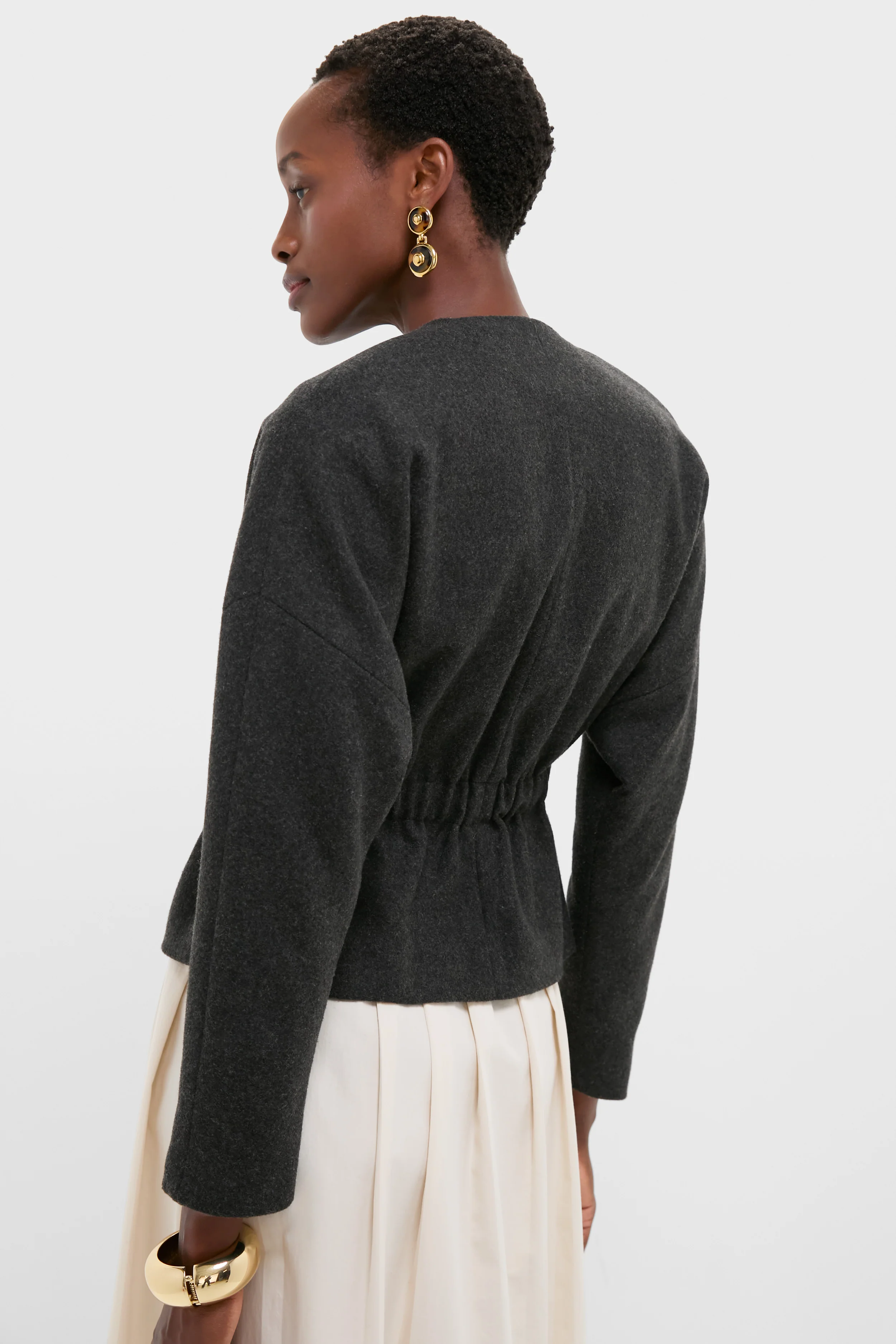 Charcoal Light Atelier Cinch Jacket - Image 4