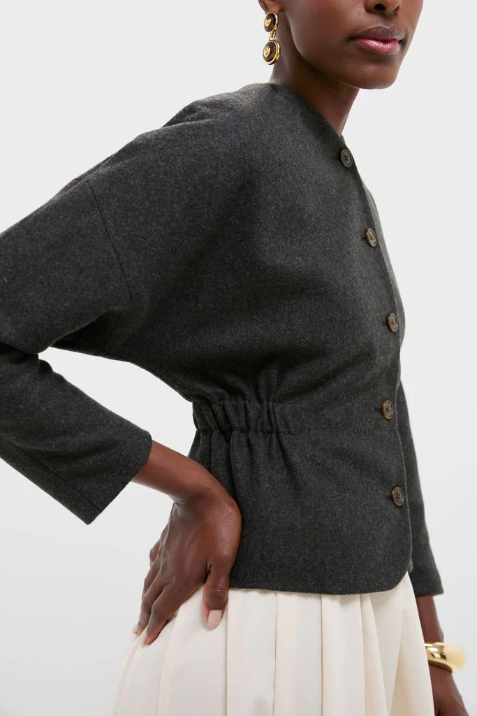 Charcoal Light Atelier Cinch Jacket - Image 5