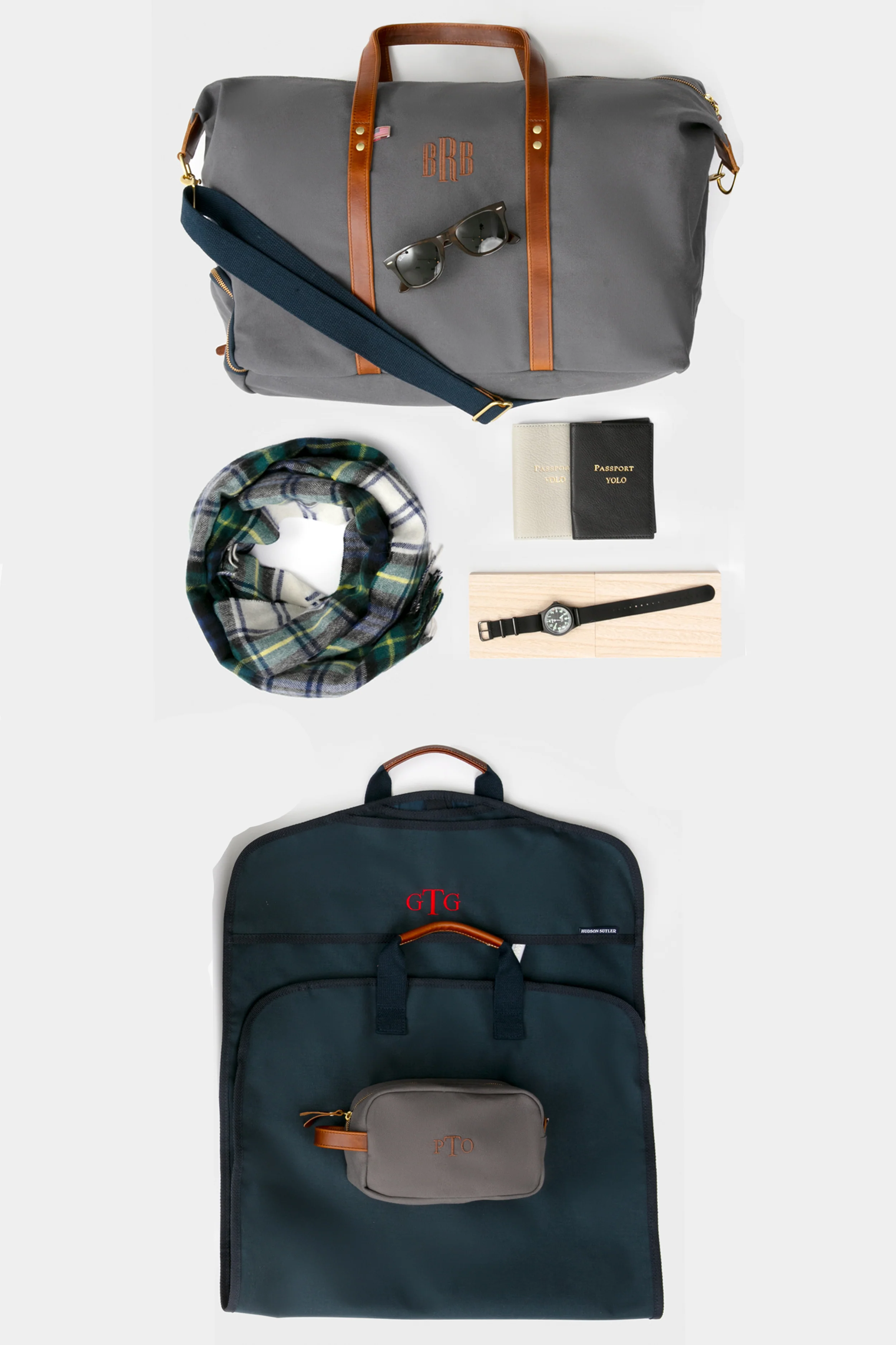 Navy Charleston Garment Bag - Image 2