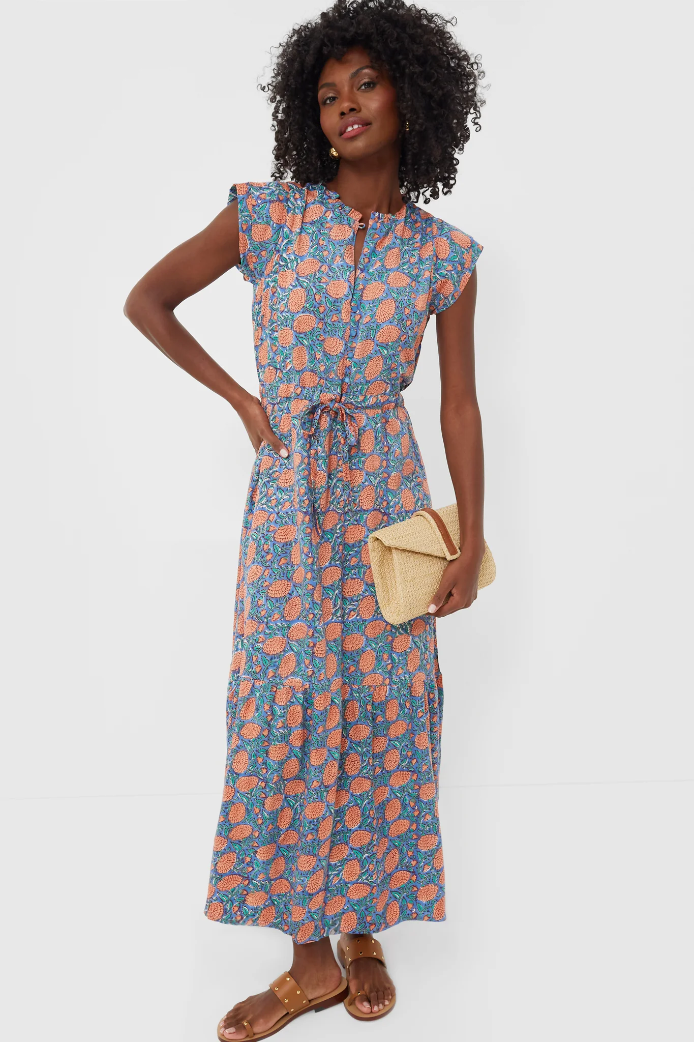 Cheateau Flower Frances 3 Frill Dress - Image 2