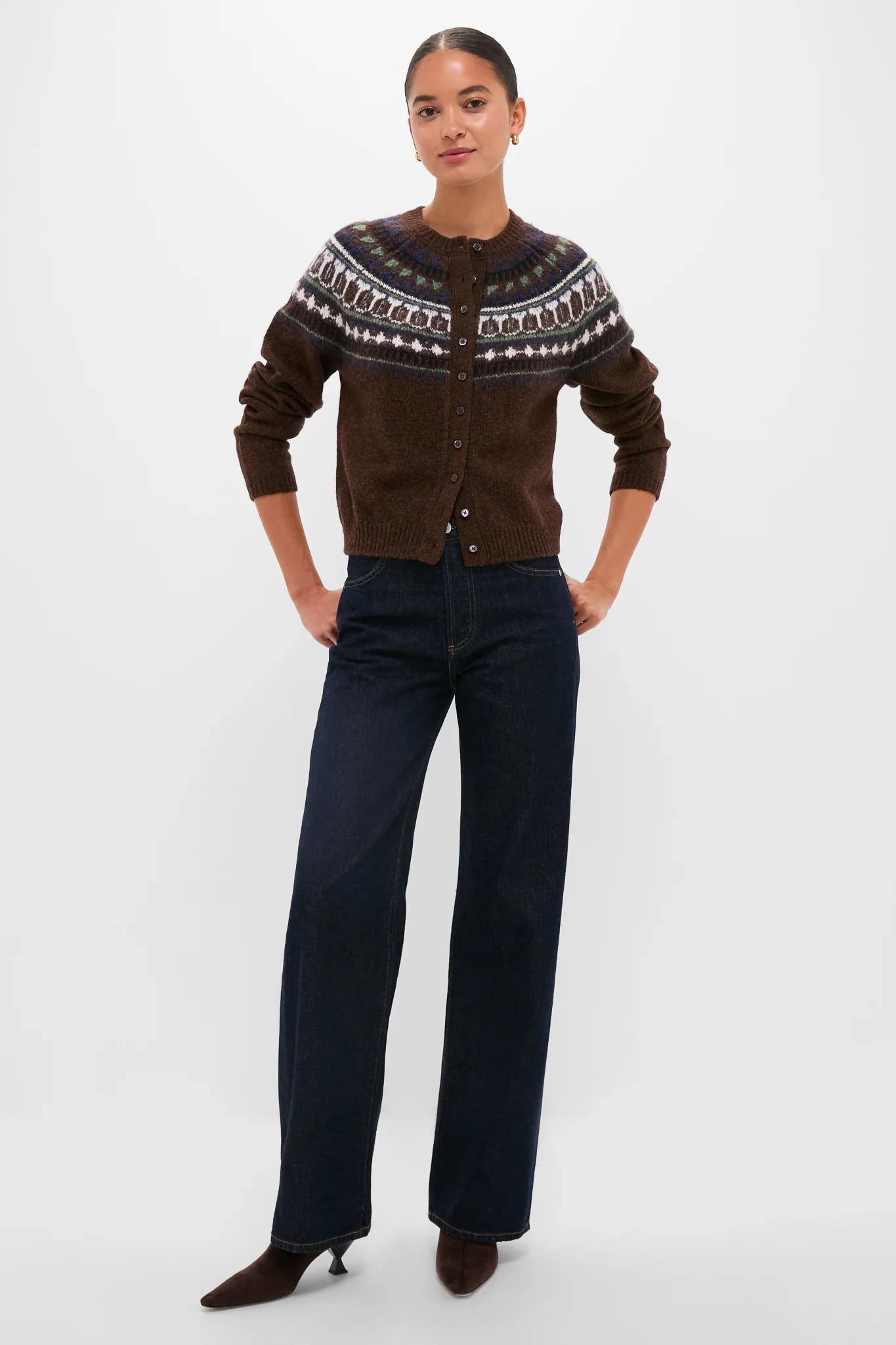 Chestnut Amina Fairisle Sweater - Image 6