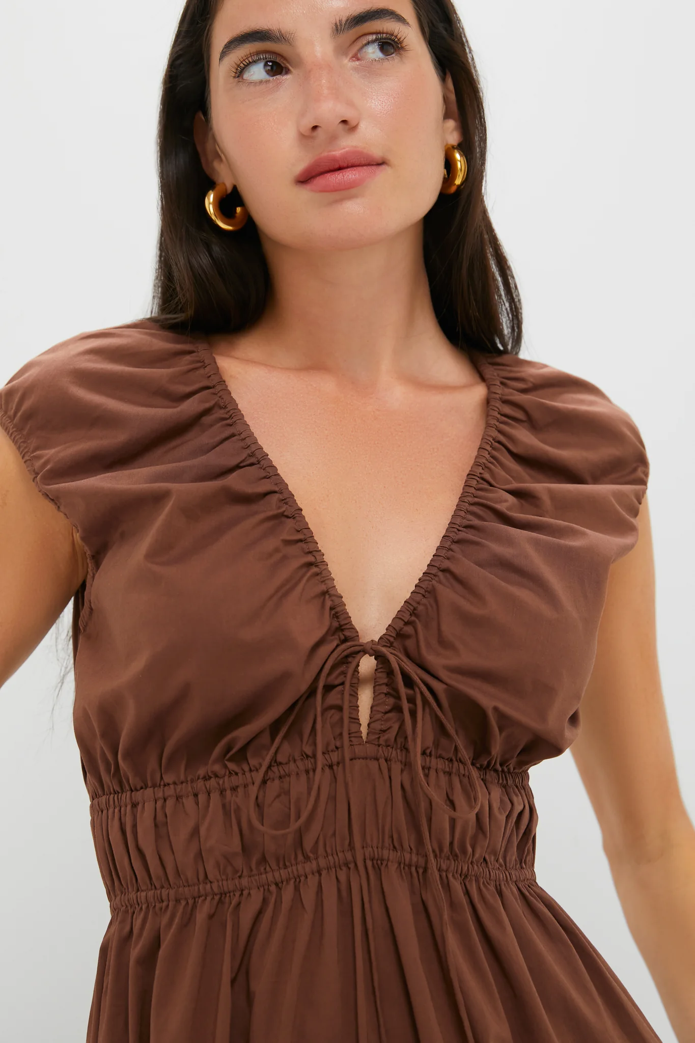 Chestnut Brown Hedda Maxi Dress - Image 5