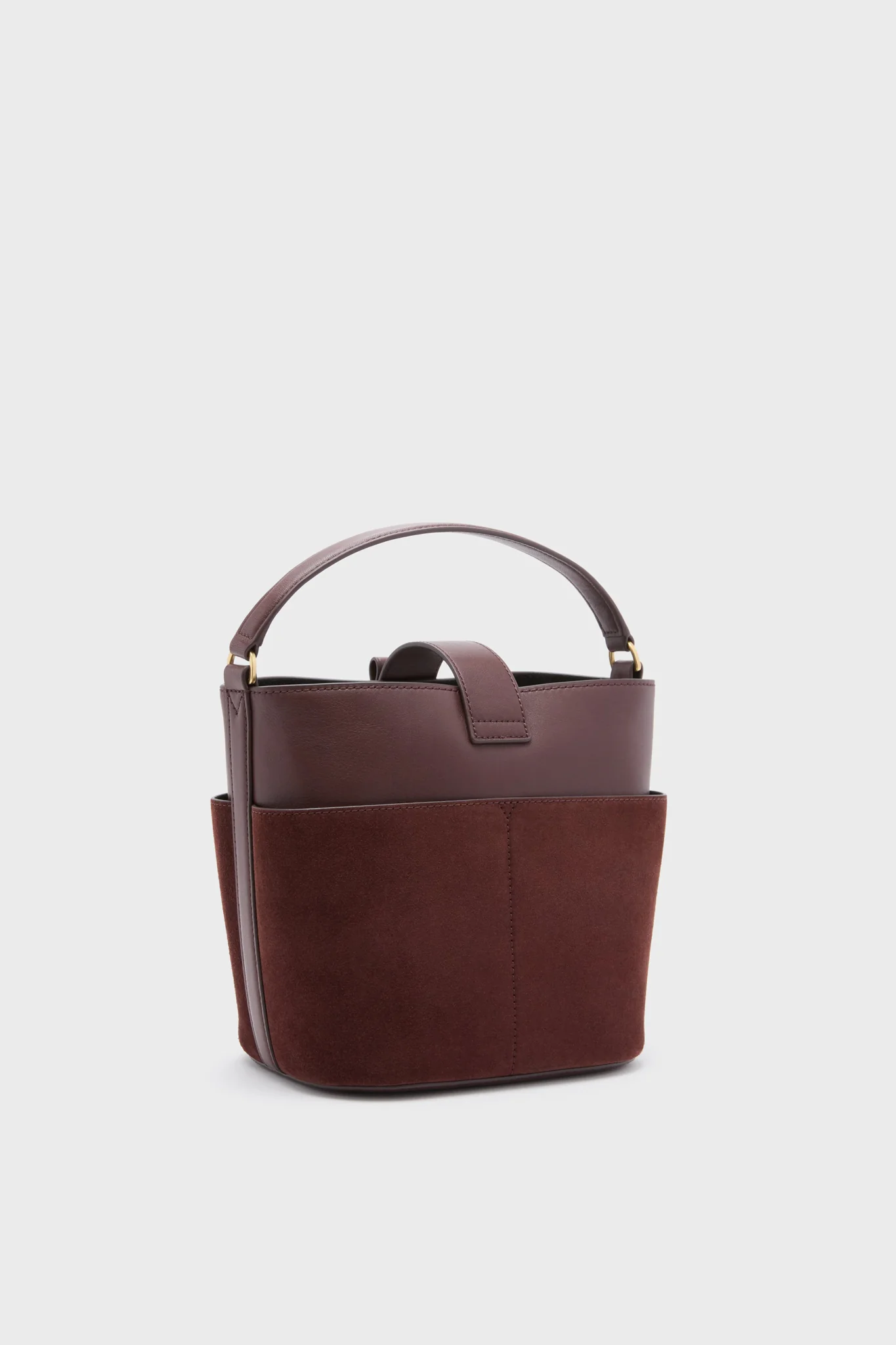 Chestnut Crest Lock Bucket Bag - Image 4