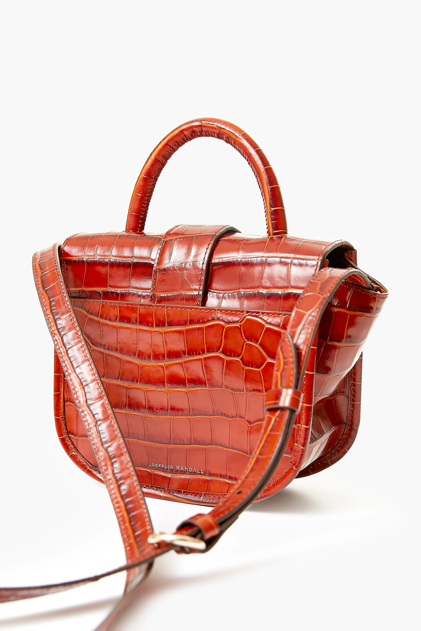 Chestnut Giselle Belt Detail Top Handle Crossbody - Image 3