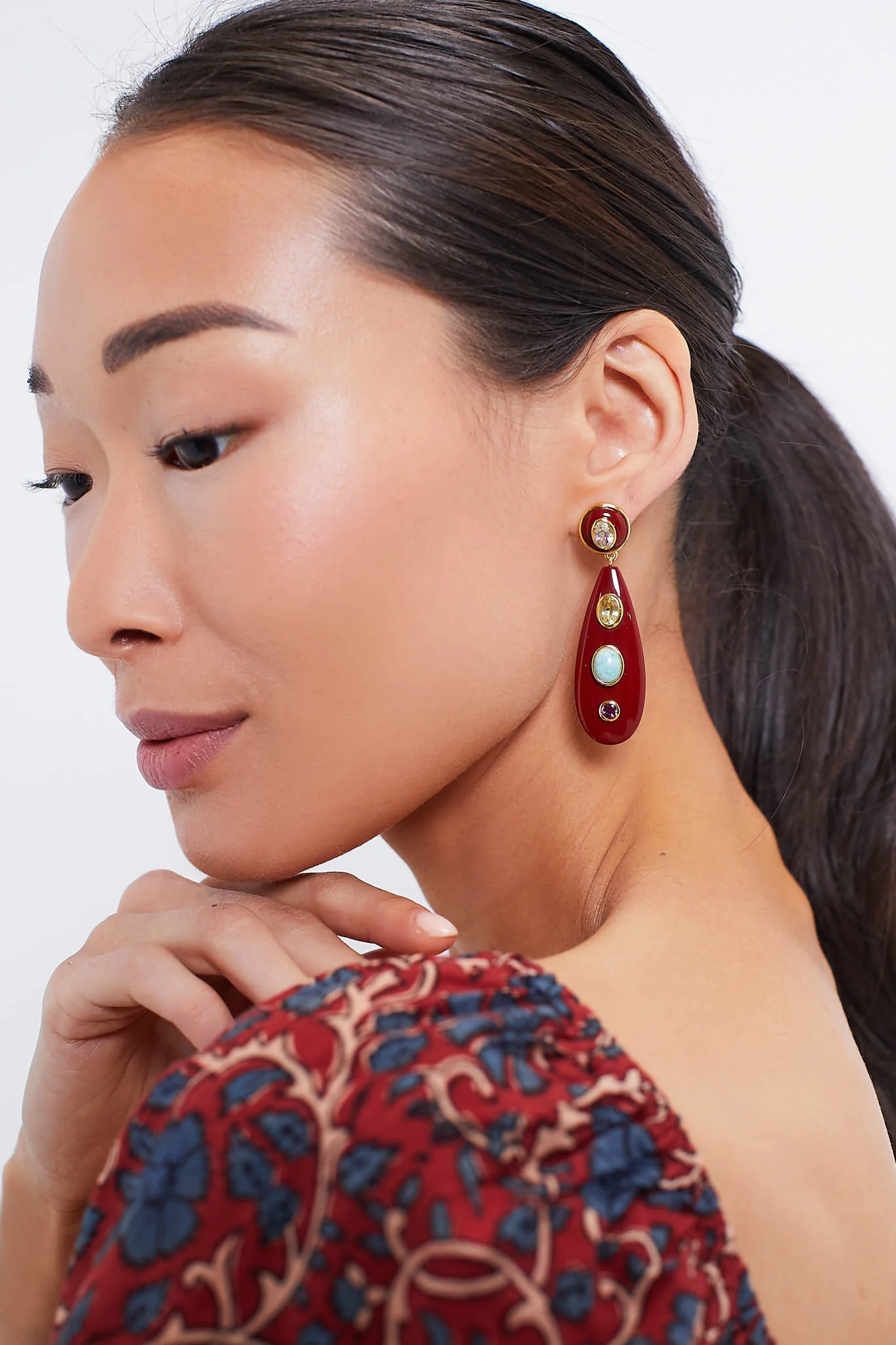 Chestnut Torre Earrings - Image 2