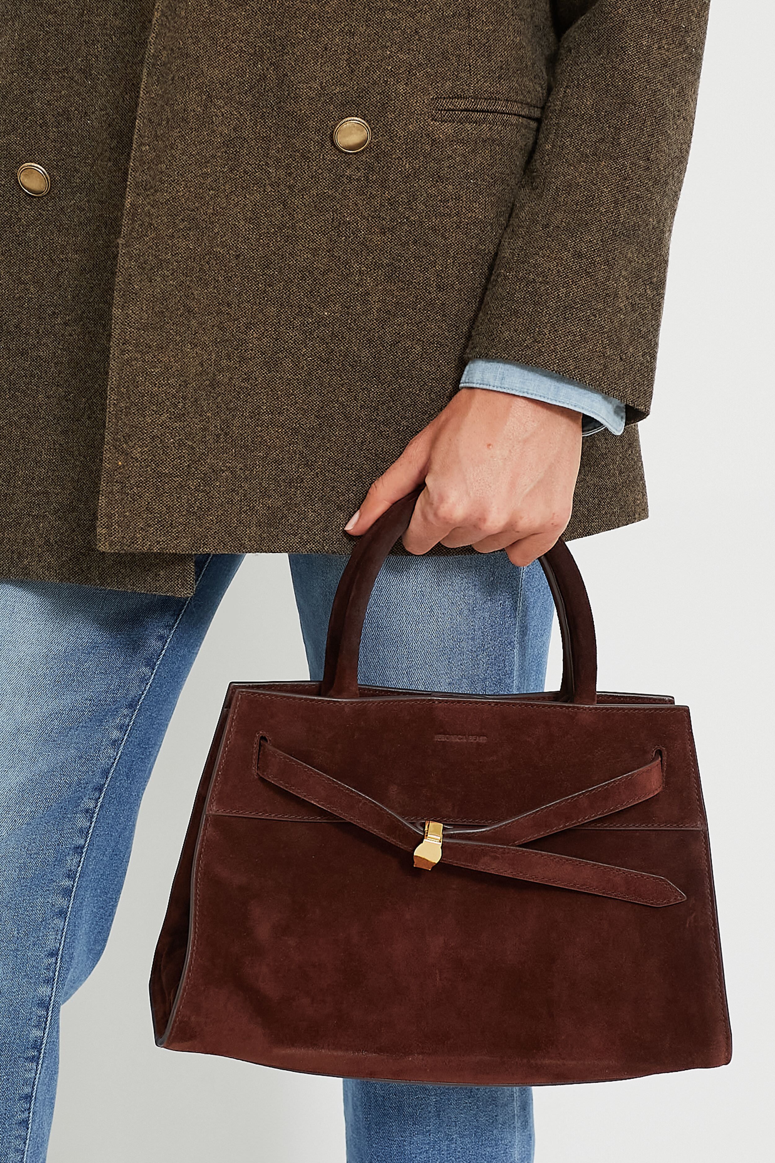 Chestnut Veronica Beard Dash Bag - Image 4