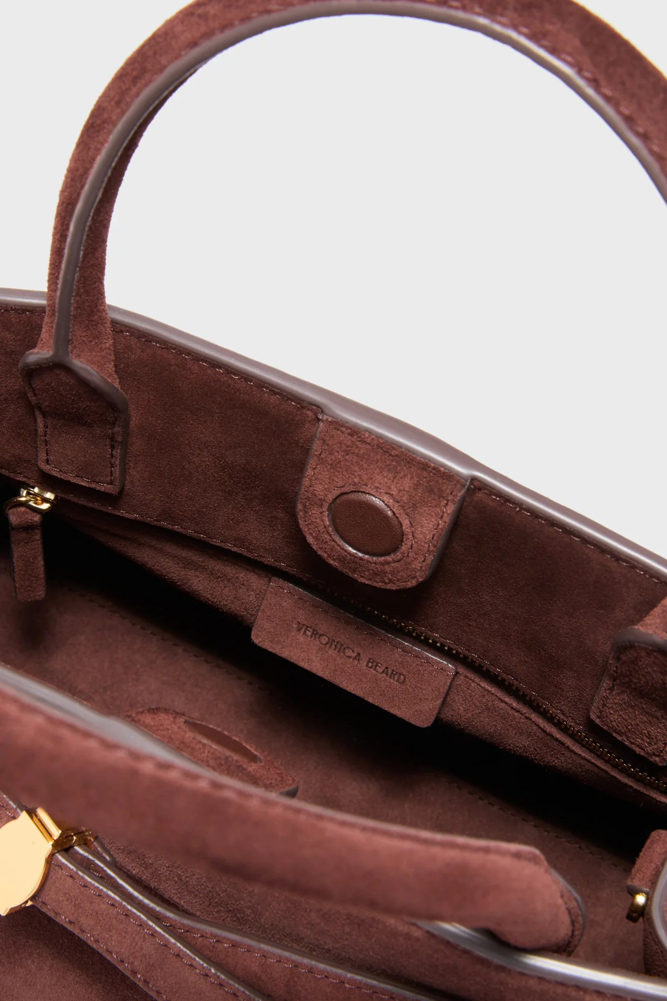 Chestnut Veronica Beard Dash Bag - Image 6