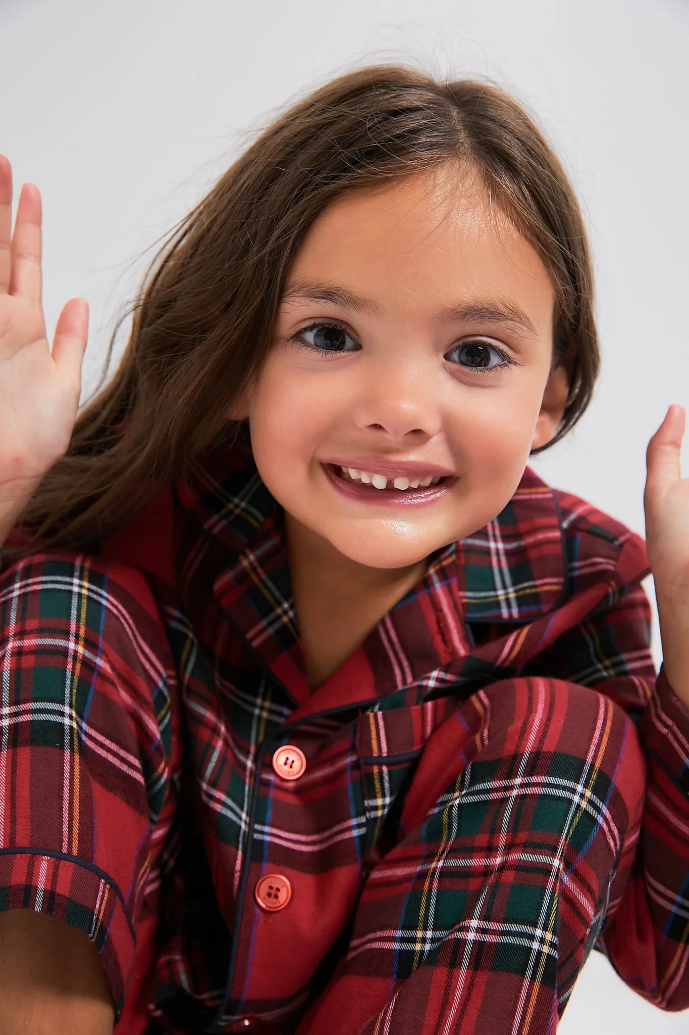 Kids Imperial Tartan Pajama Set - Image 2