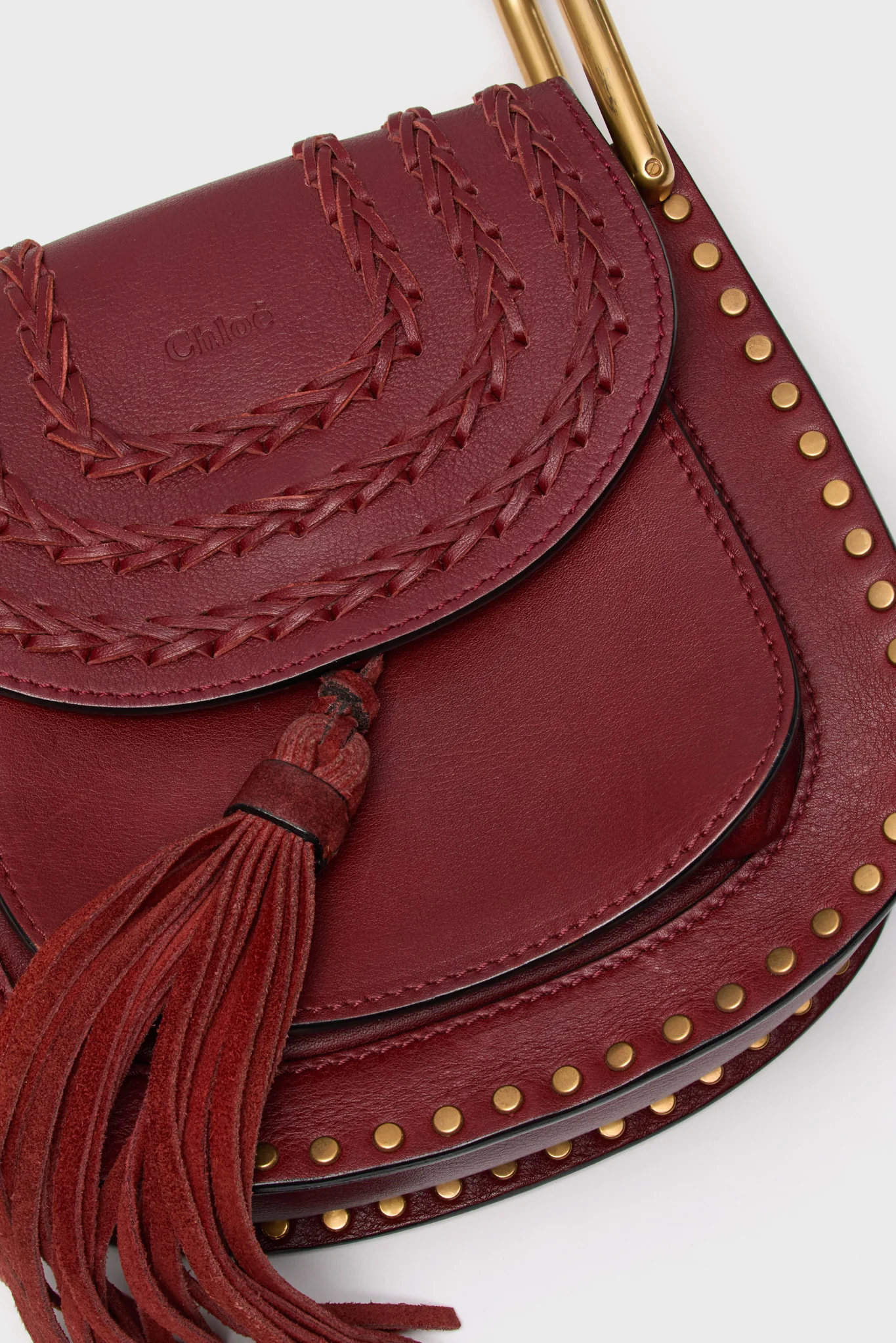 Chloe Whipstitch Leather Mini Hudson Handbag - Image 7